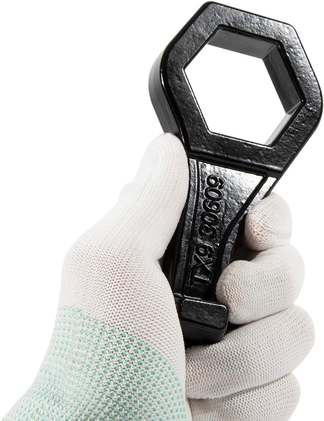 30609 TX9 Cap Nut Wrench Porkchop Style for 1-1/2″ (or 38mm) Nut Steel Black