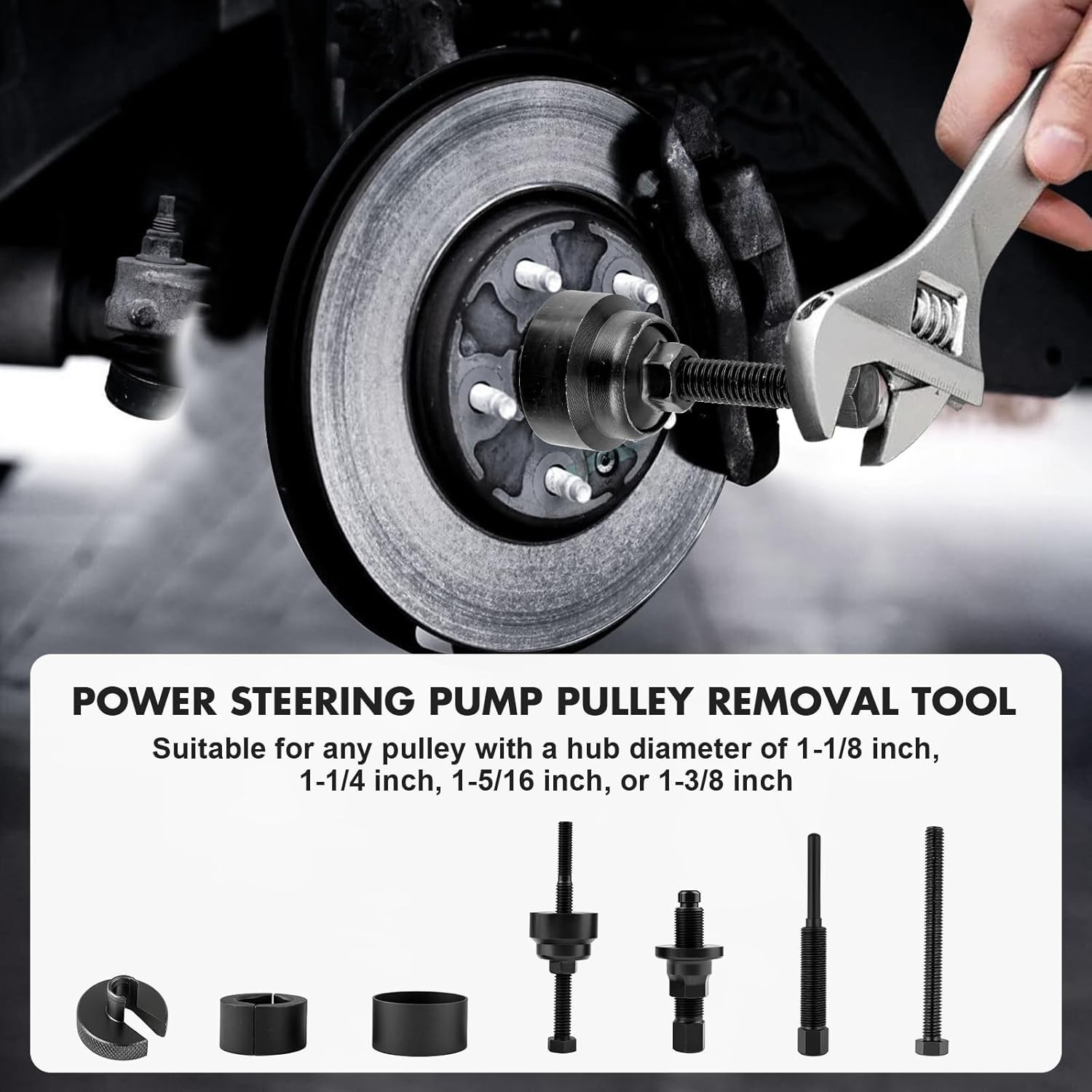 User-Friendly Pulley Puller Kit for Efficient Vehicle Maintenance – Fits Many
