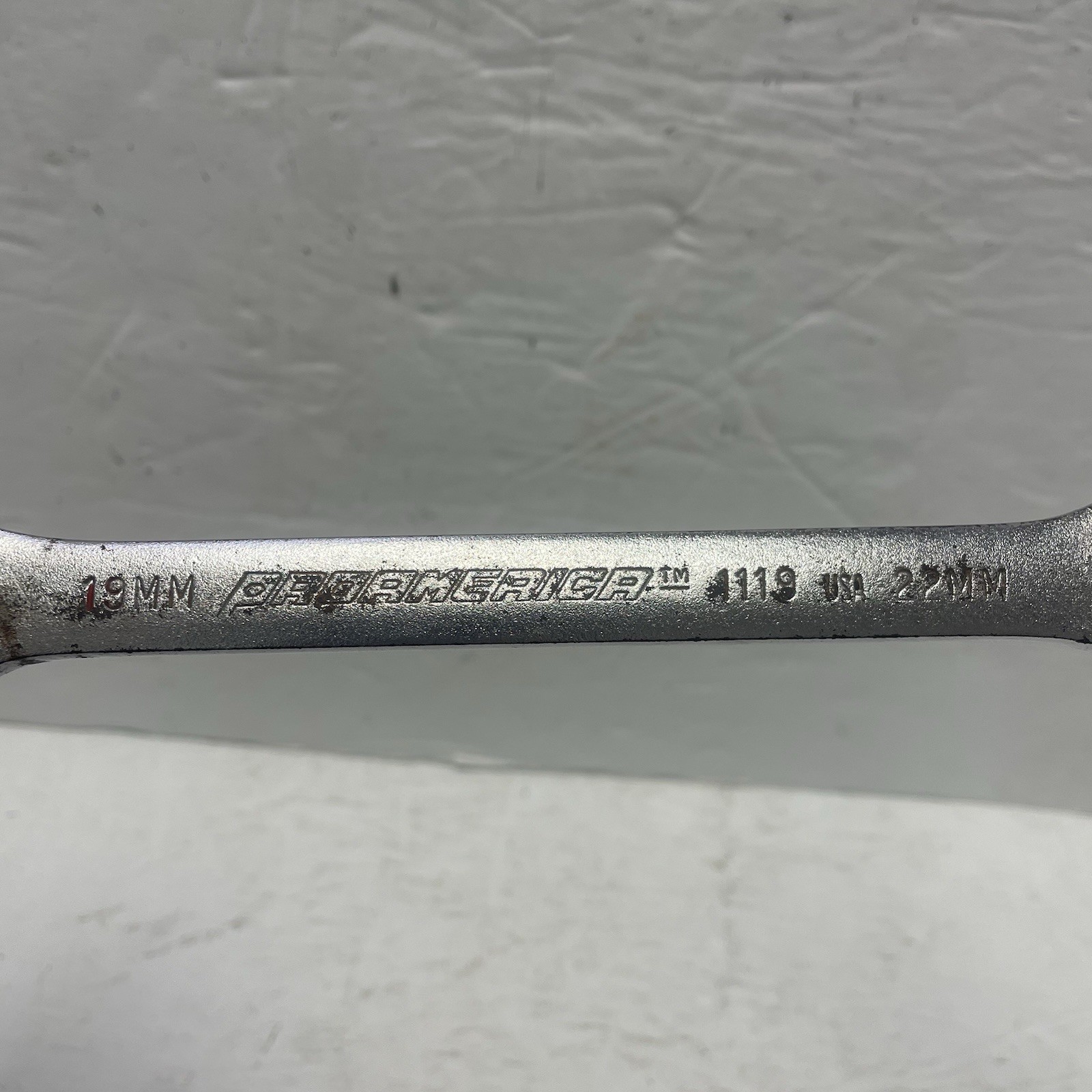 9″ Metric Open End Wrench – Pro America 1119 – (19mm-22mm) – Used – Good