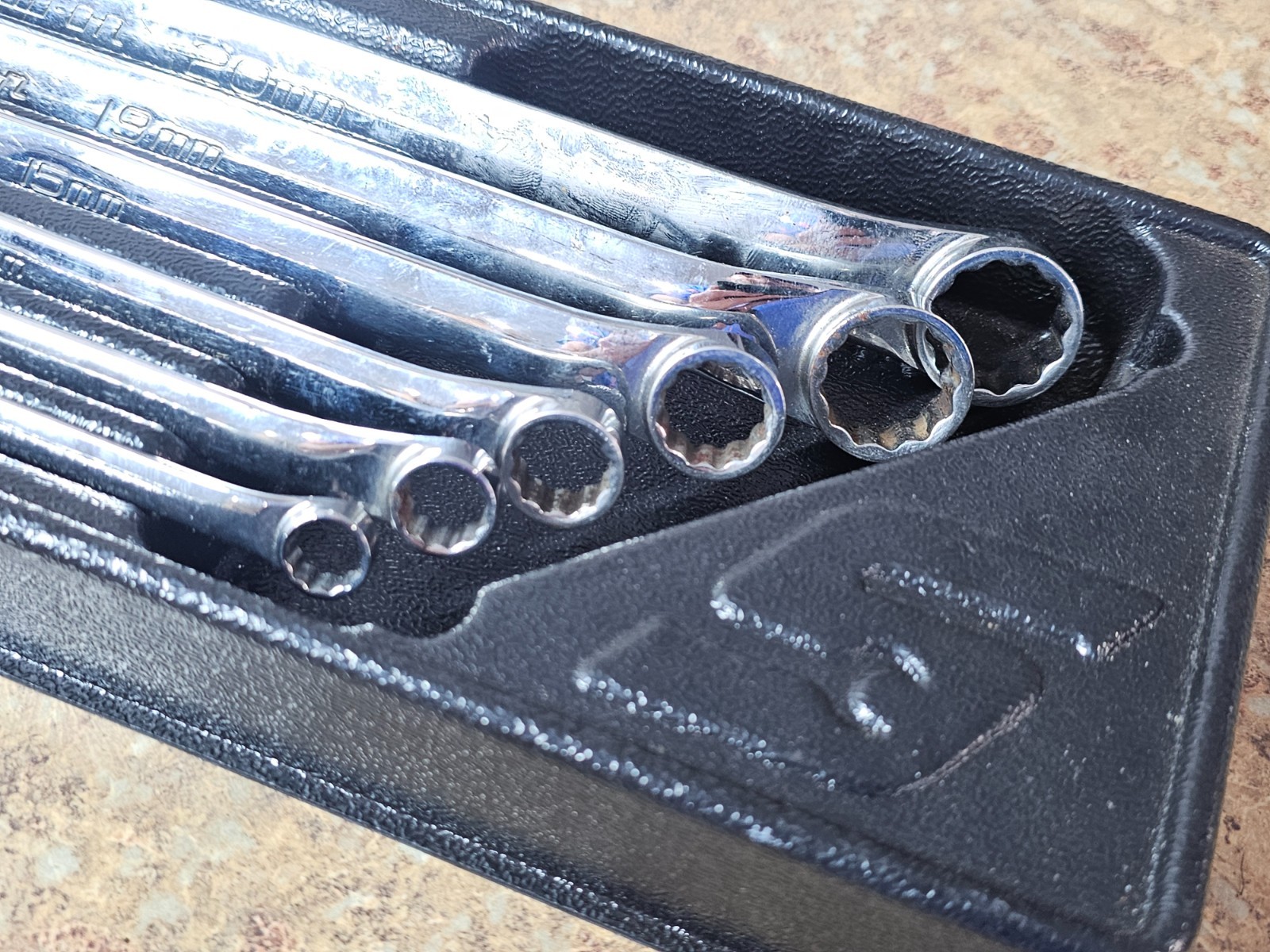 Snap On Tools Metric Long Box Wrench Set 0° Offset 10-20mm 6pcs XDHFM606 USA