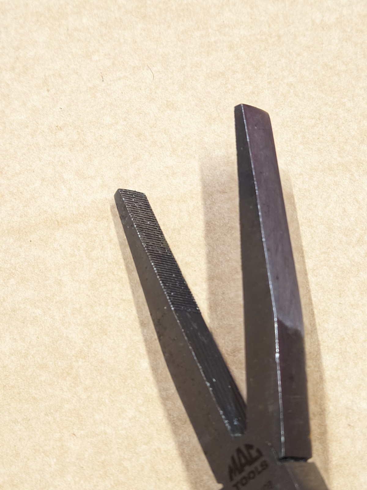 Lot of 3 MAC Tools Long Reach Pliers Needle Nose Duck Straight Bent P13DJDB +