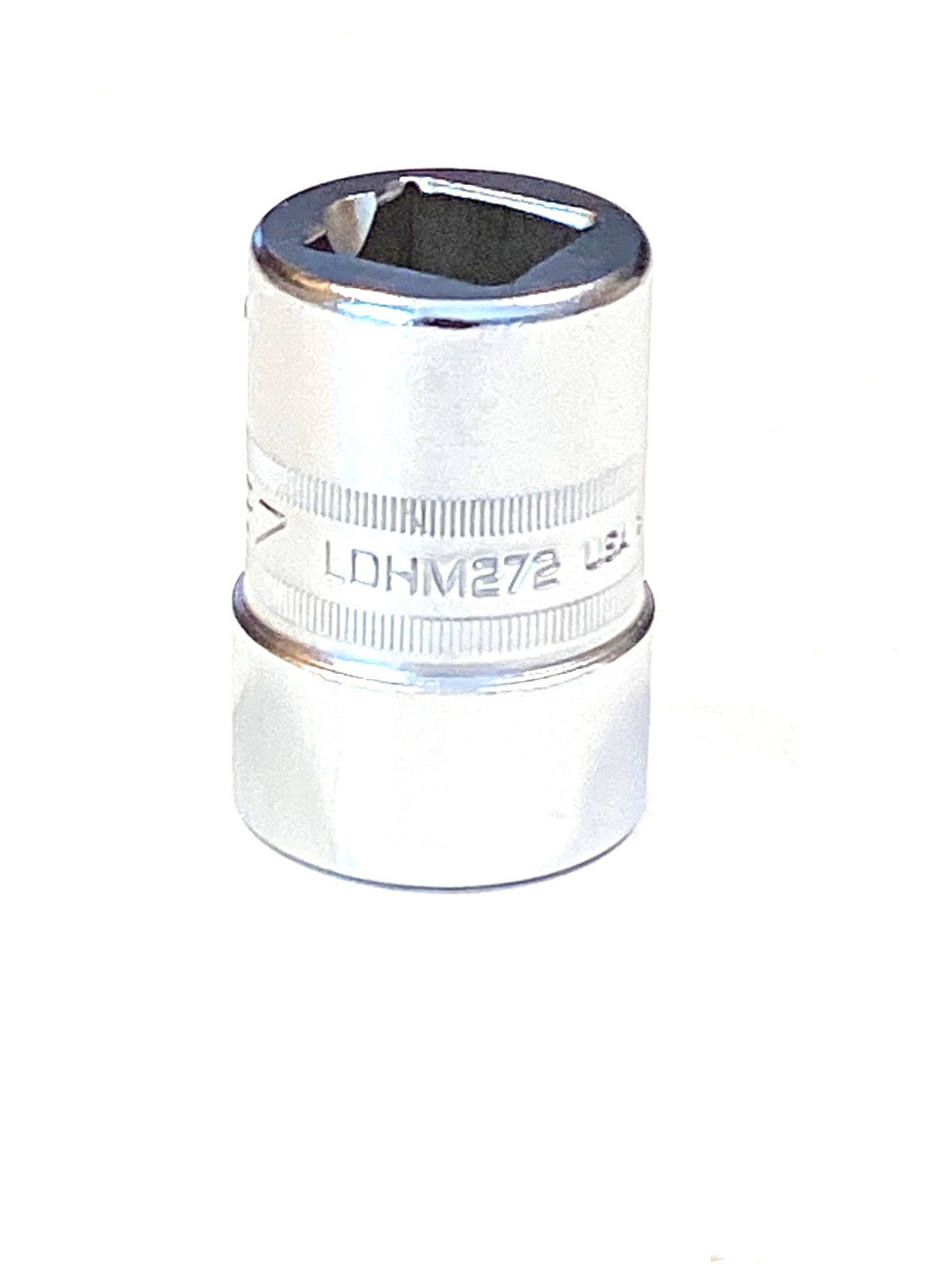 Snap On USA LDHM272 NEW 3/4” Drive 27MM 12 Point Metric Lock Pin Chrome Socket