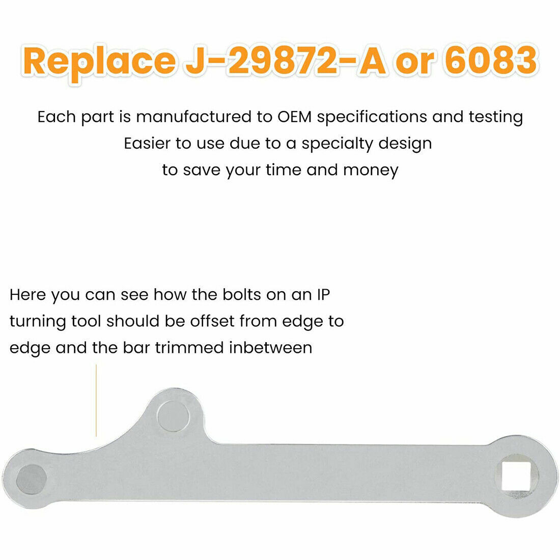 J-29872-A Injection Pump Adjustment Wrench Auto Tool for Diesel Engine 6.2L 6.5L