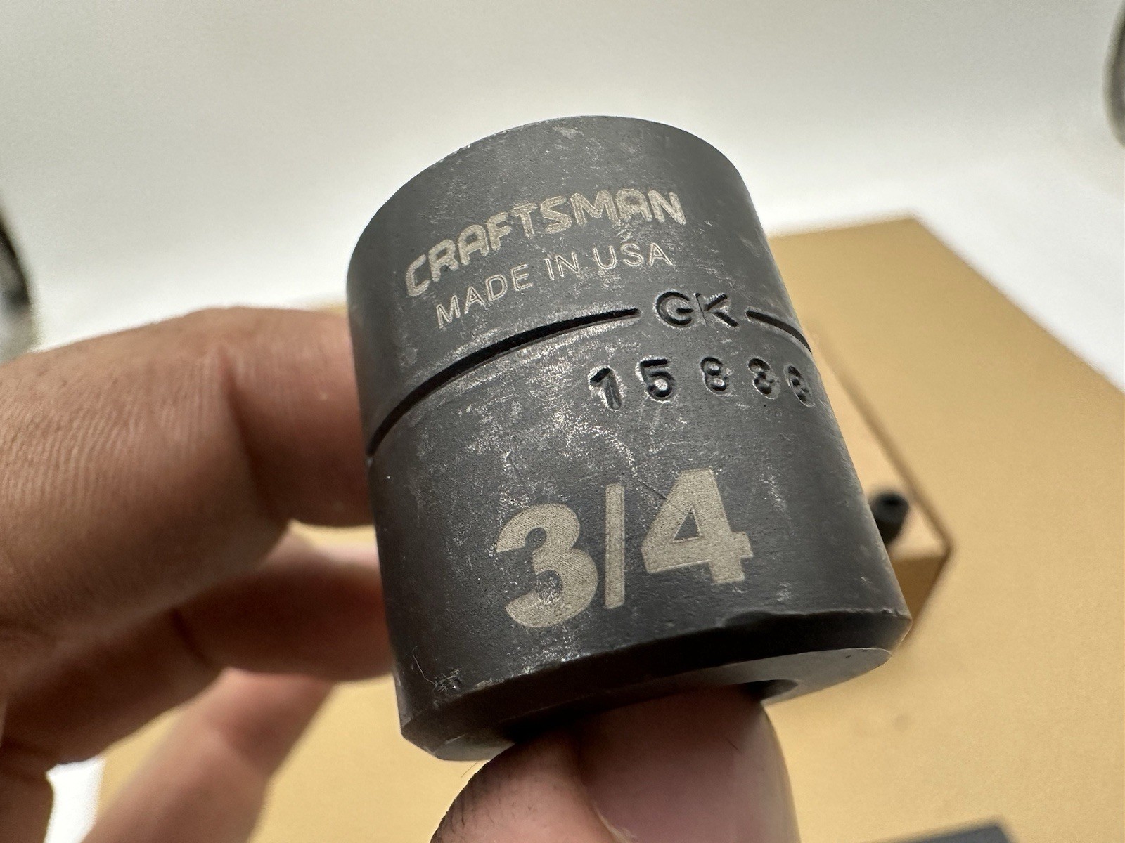 Craftsman GK 1/4″ to 3/4″ 6 Pt Shallow Impact Socket Set 3/8″ Dr 15880 USA *READ