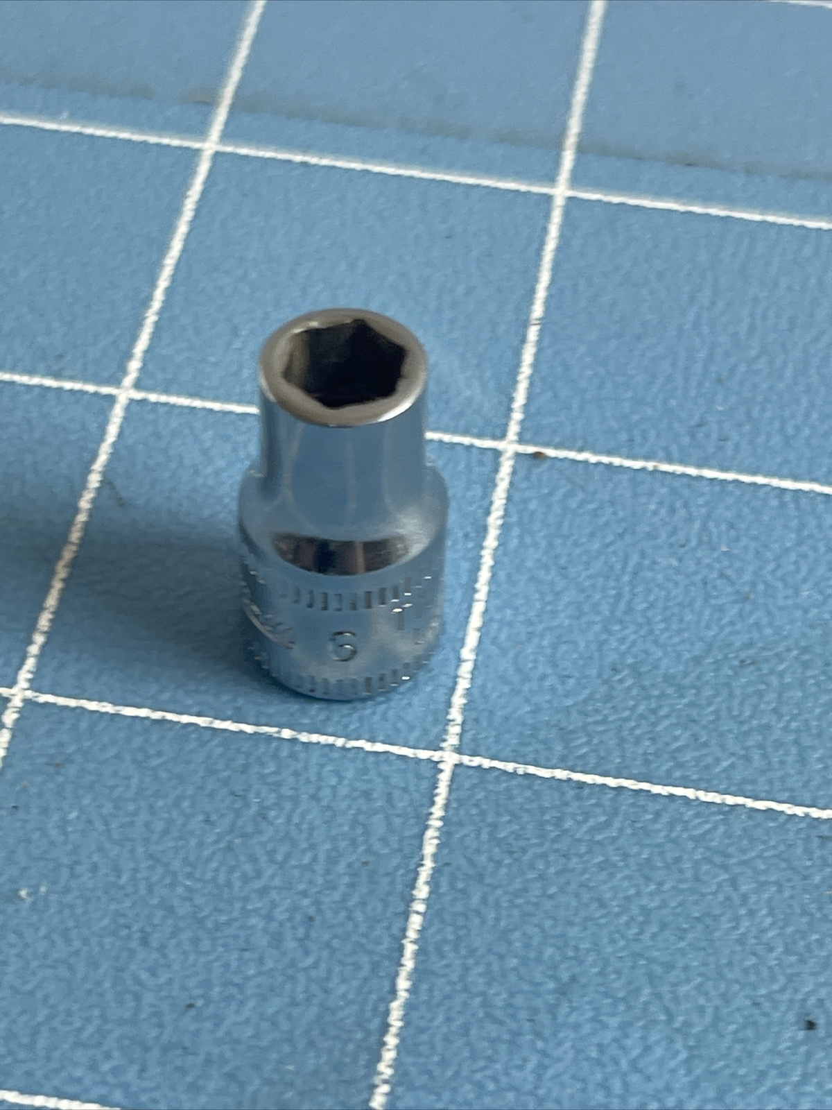 SNAP ON Tools USA 6mm Metric 1/4″ Drive Socket Flank Chrome 6-Point