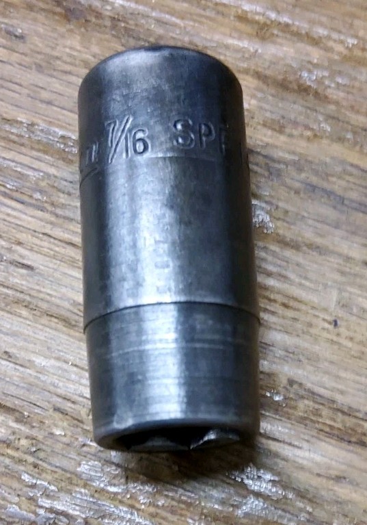 Vintage Snap-on 7/16″ drive 6 Point Impact Socket SPF-140 Tools Woodworking