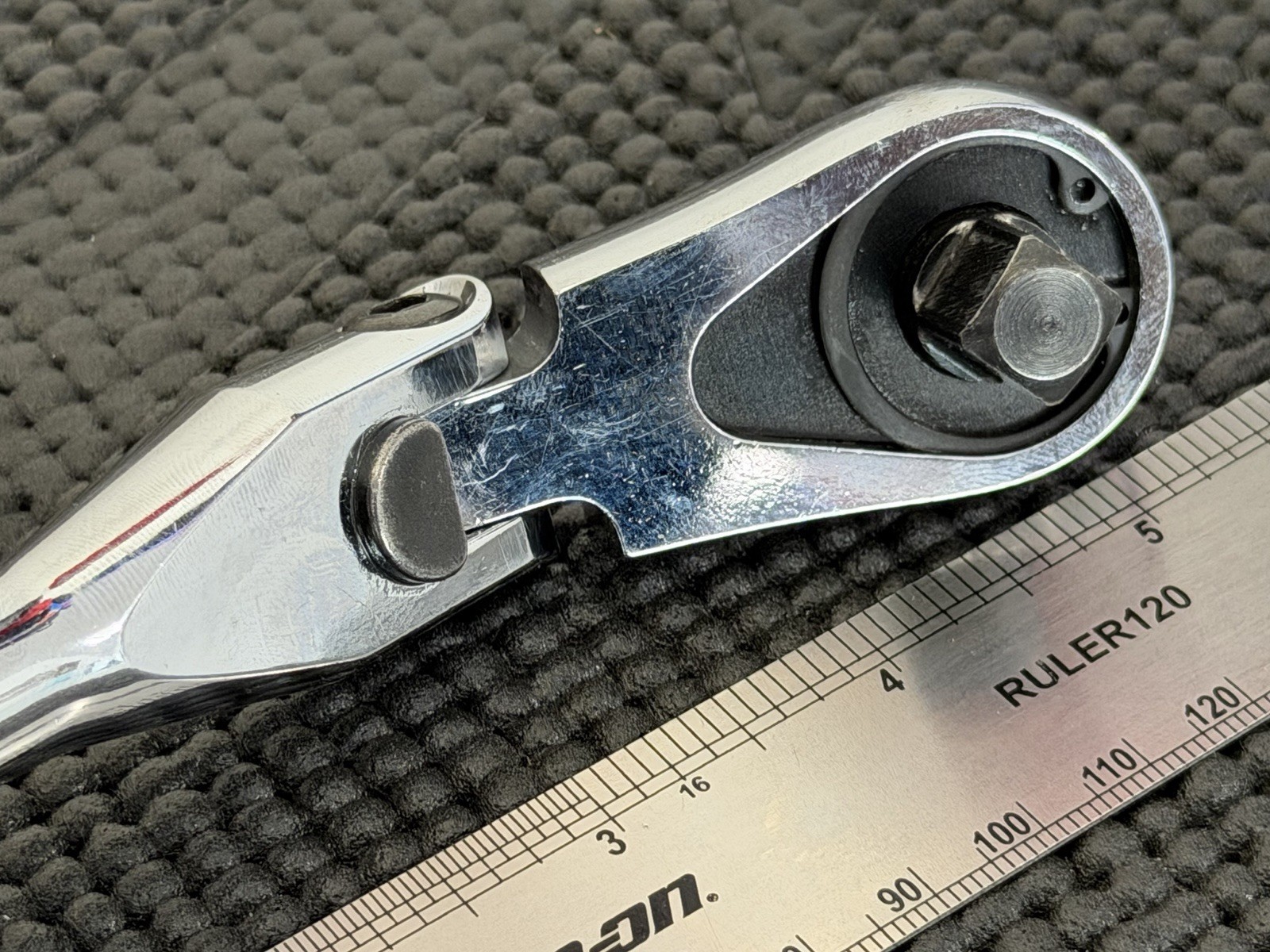 Matco 3/8” Drive 88 Tooth 11-1/2″ Locking Flex Head Ratchet USA🇺🇸 – BFR128LF