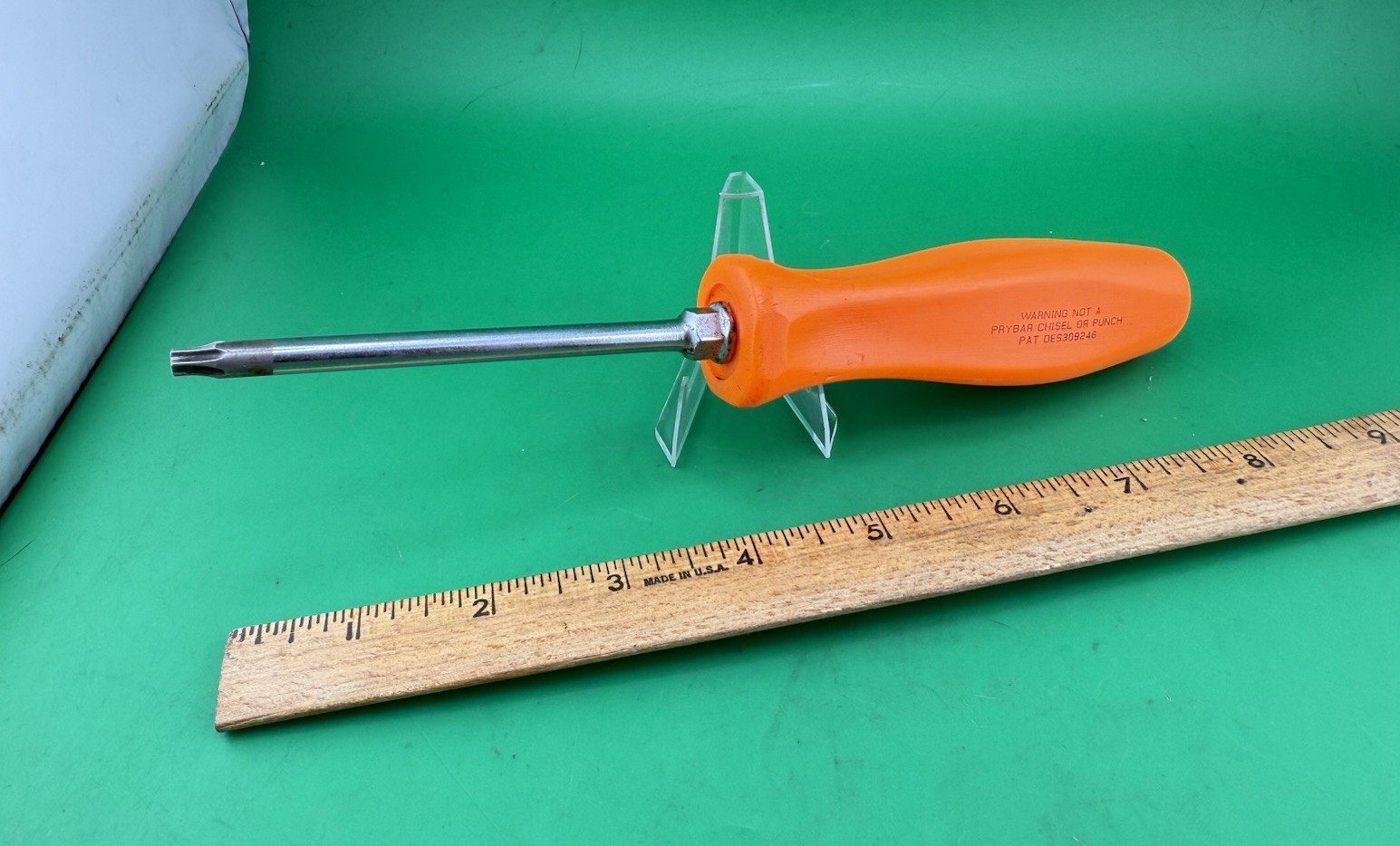 Snap On SDTX427 USA T27 TORX Hard Handle Orange Screwdriver SDTX427 Made In USA