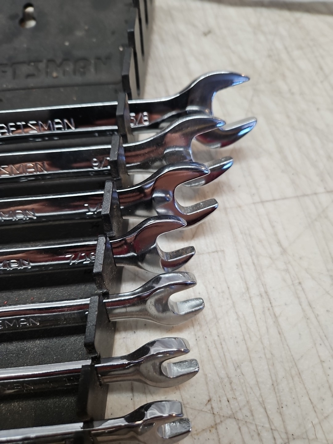 8 Craftsman Z-AH Series SAE Combination Wrench Set & Holder