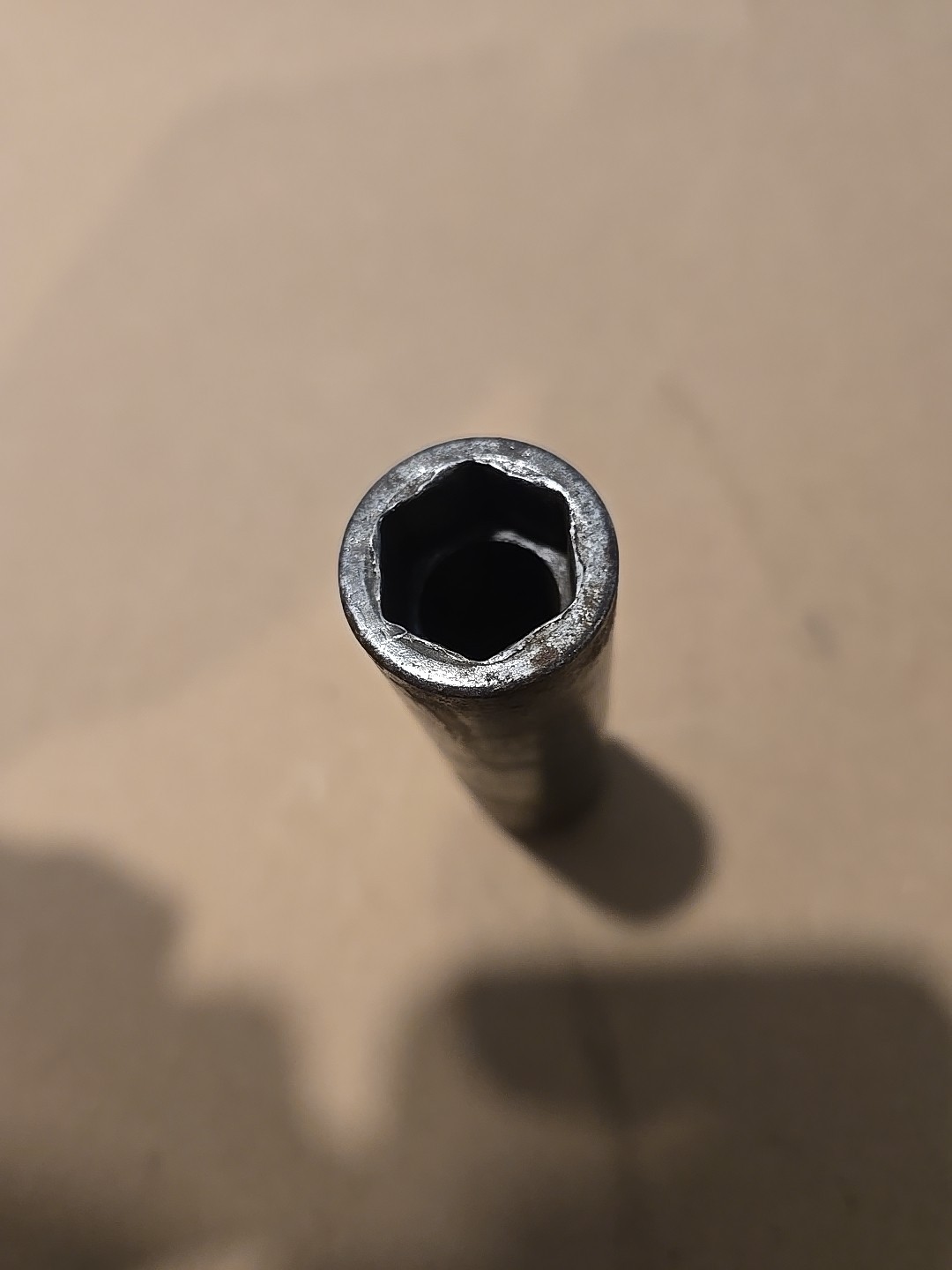 Snap On 1/2″ Drive 15MM 6PT Metric Deep Impact Socket USA Well Used SIMM150A