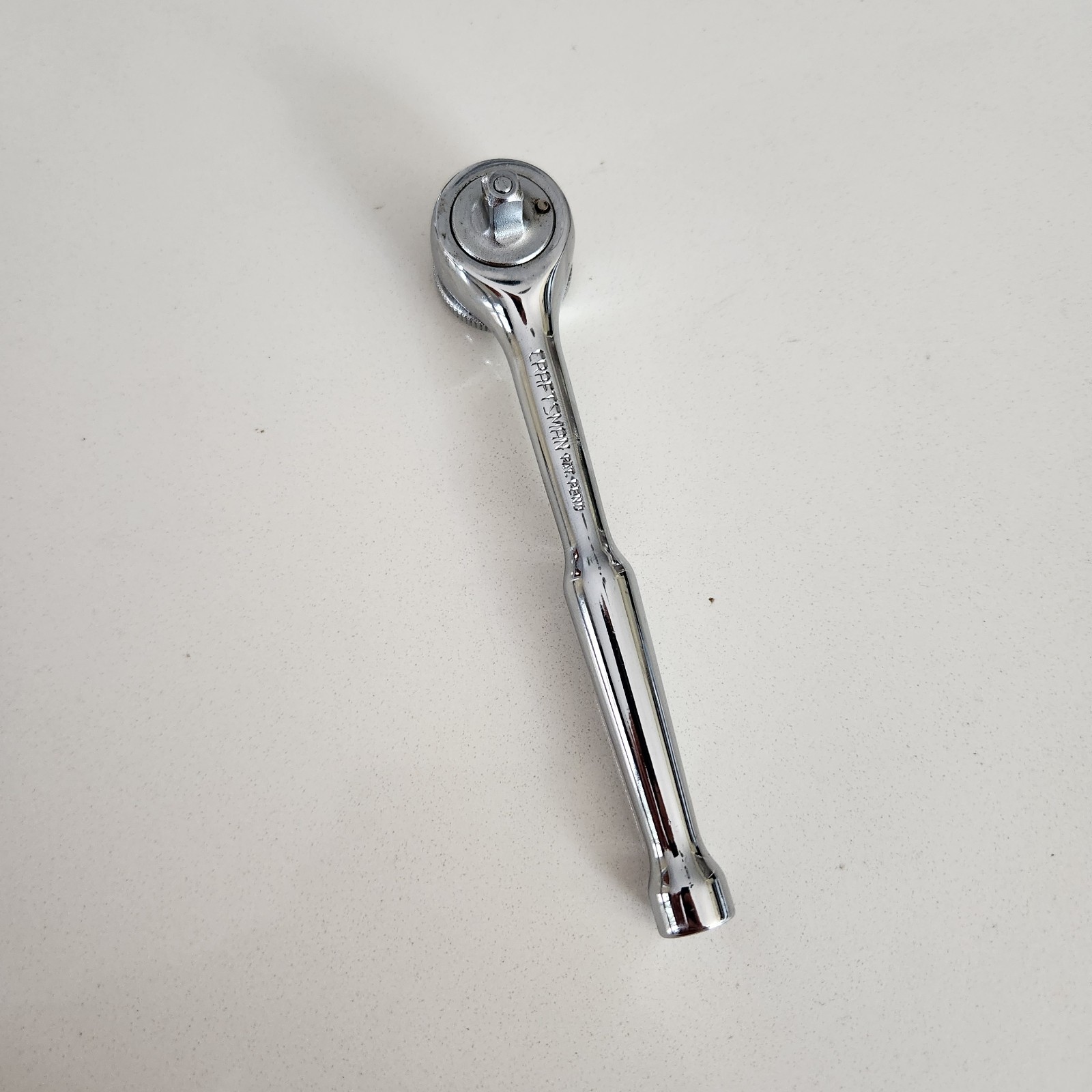 Vintage Craftsman 43771 EE 7 1/4″ Inch Drive Chrome Ratchet Thumb Wheel NICE!