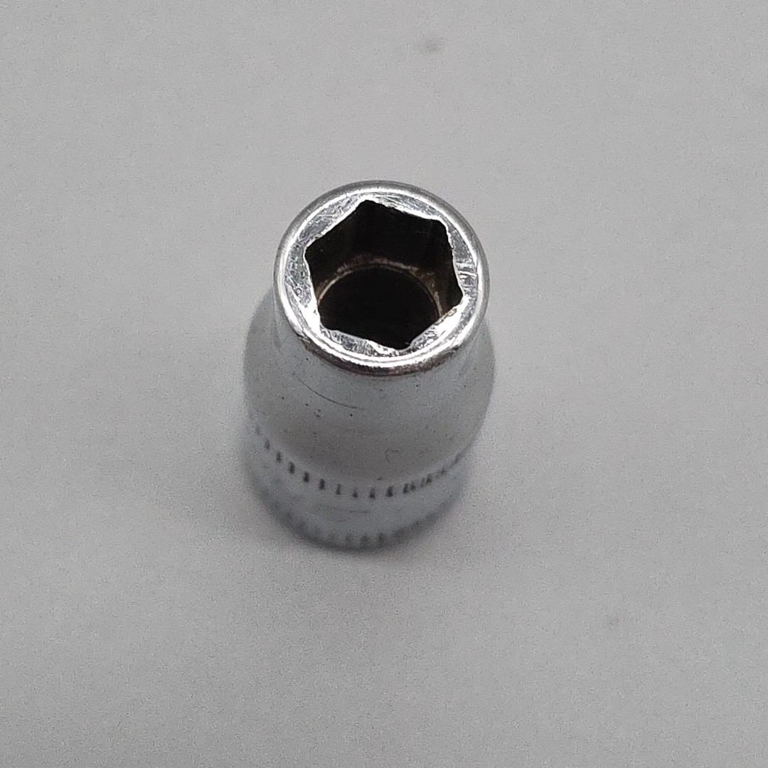 Snap-on Tools 1/4″ Drive 6mm 6PT SAE Shallow Chrome Socket TMM6 USA