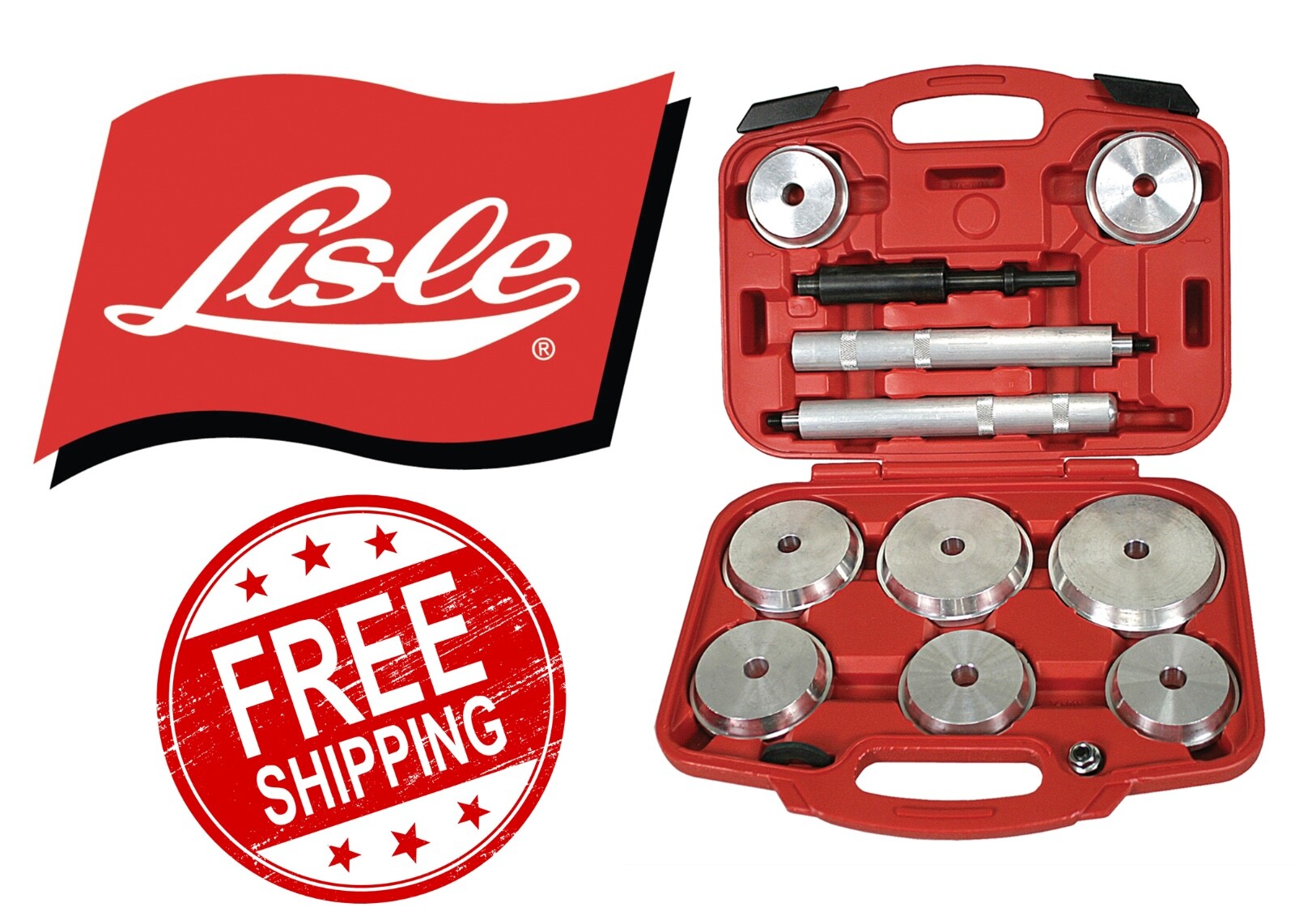 Lisle 59400 Pinion Bearing Race Driver Set New Free Shipping USA