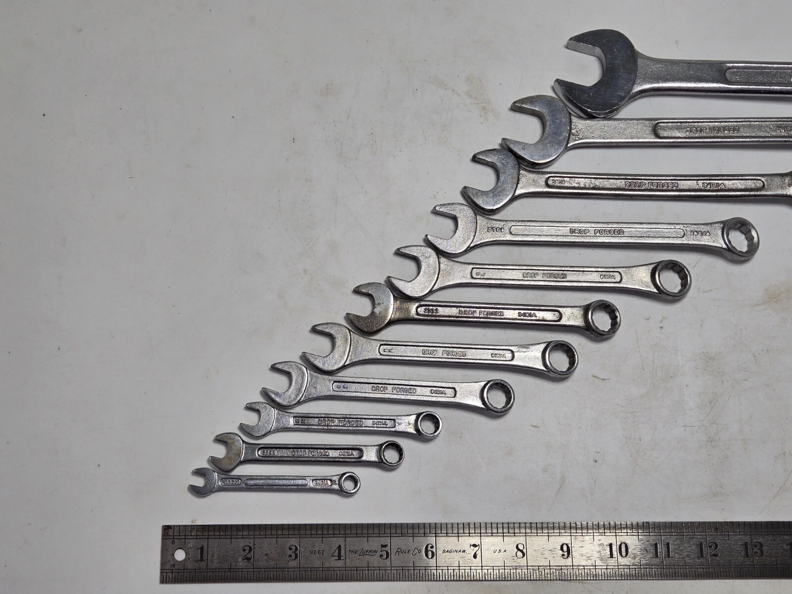 Gedore SAE & Metric Combination & Double Wrench Lot of 15 * Made In India *