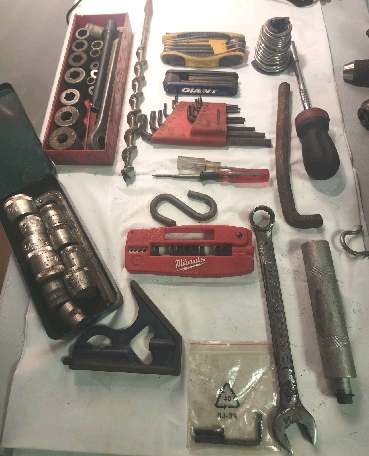 Vintage Tools, Sockets, Wrench, Multipurpose Bits, Wrenches, 10lb Lot,