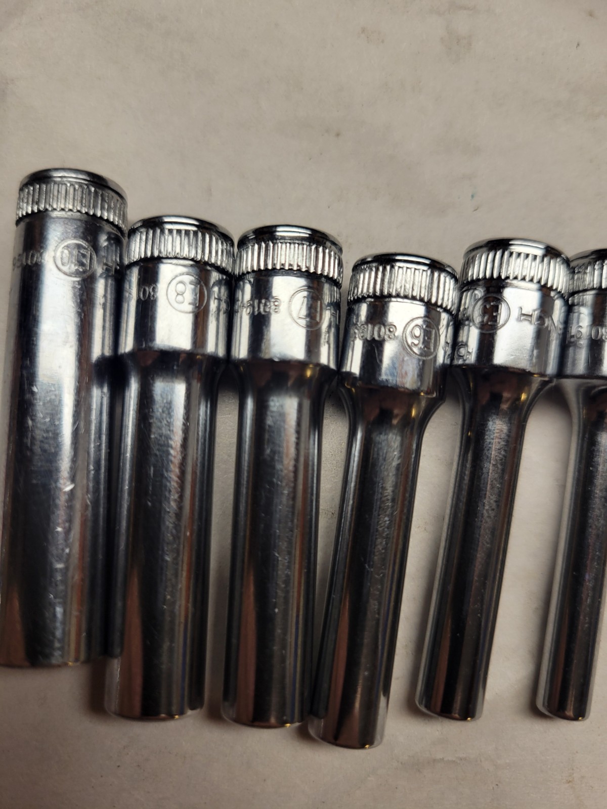 Gearwrench 6pc 1/4″dr Deep E-Torx Socket Set E4, E5, E6, E7, E8 & E10 #80322 EXC