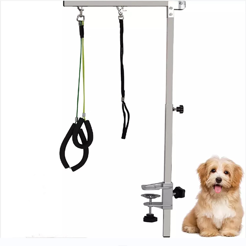 Dog Grooming Arm 35″ Adjustable Arm,Grooming loop+ONE FREE No Sit Haunch Holders