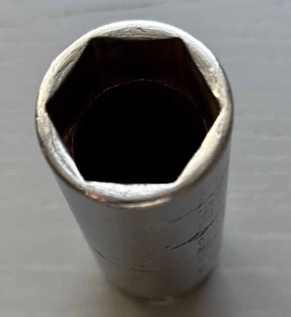 Snap-On #SFS241 3/4″ Chrome Deep Socket 3/8″ Drive 6PT USA Cosmetic Damage