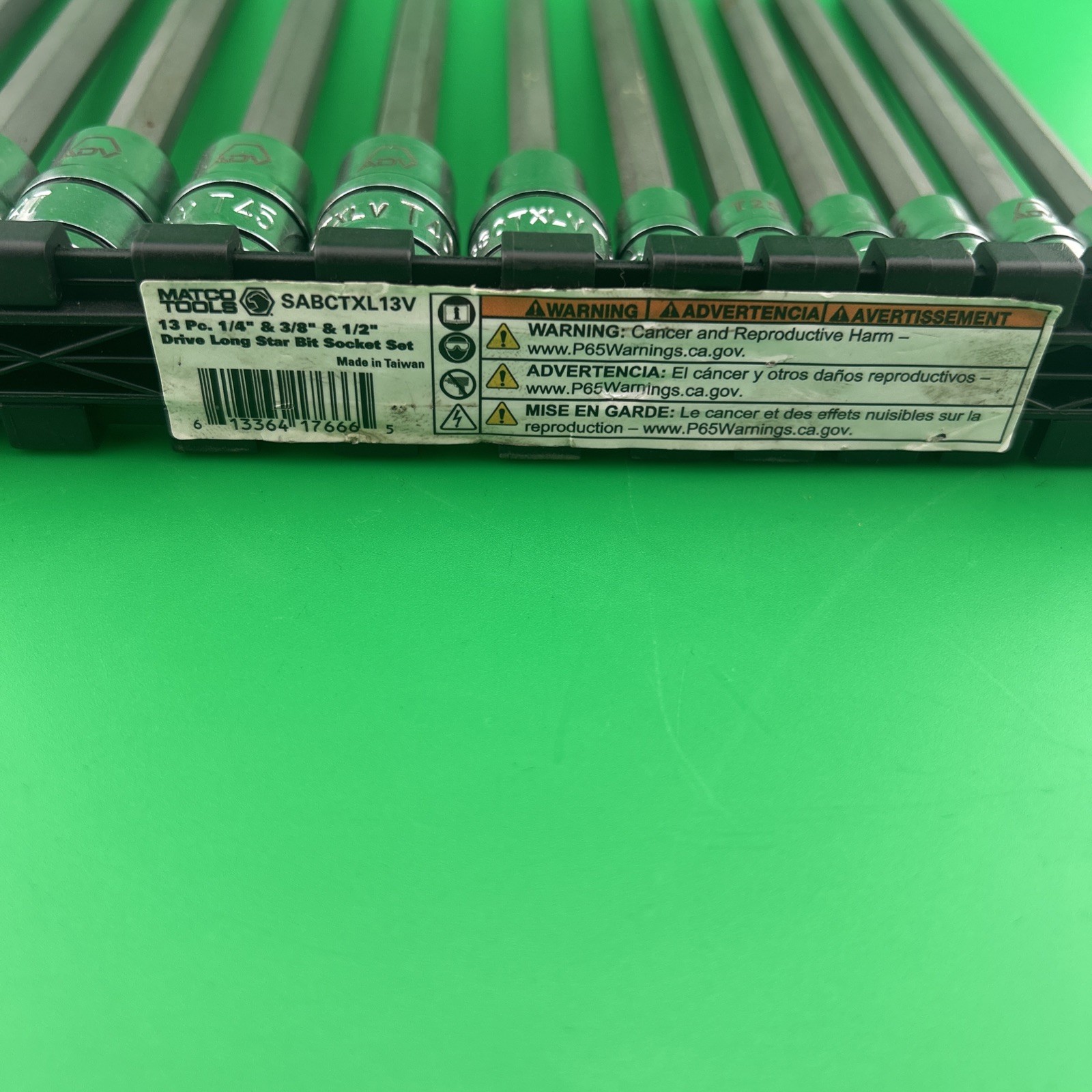 🔥MATCO🔥Sabctxl13v 1/4”, 3/8”, And 1/2” Drive ADV Long Torx Bit Socket Set