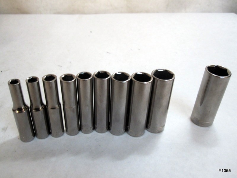 CRAFTSMAN lot of 10 SAE sockets see description