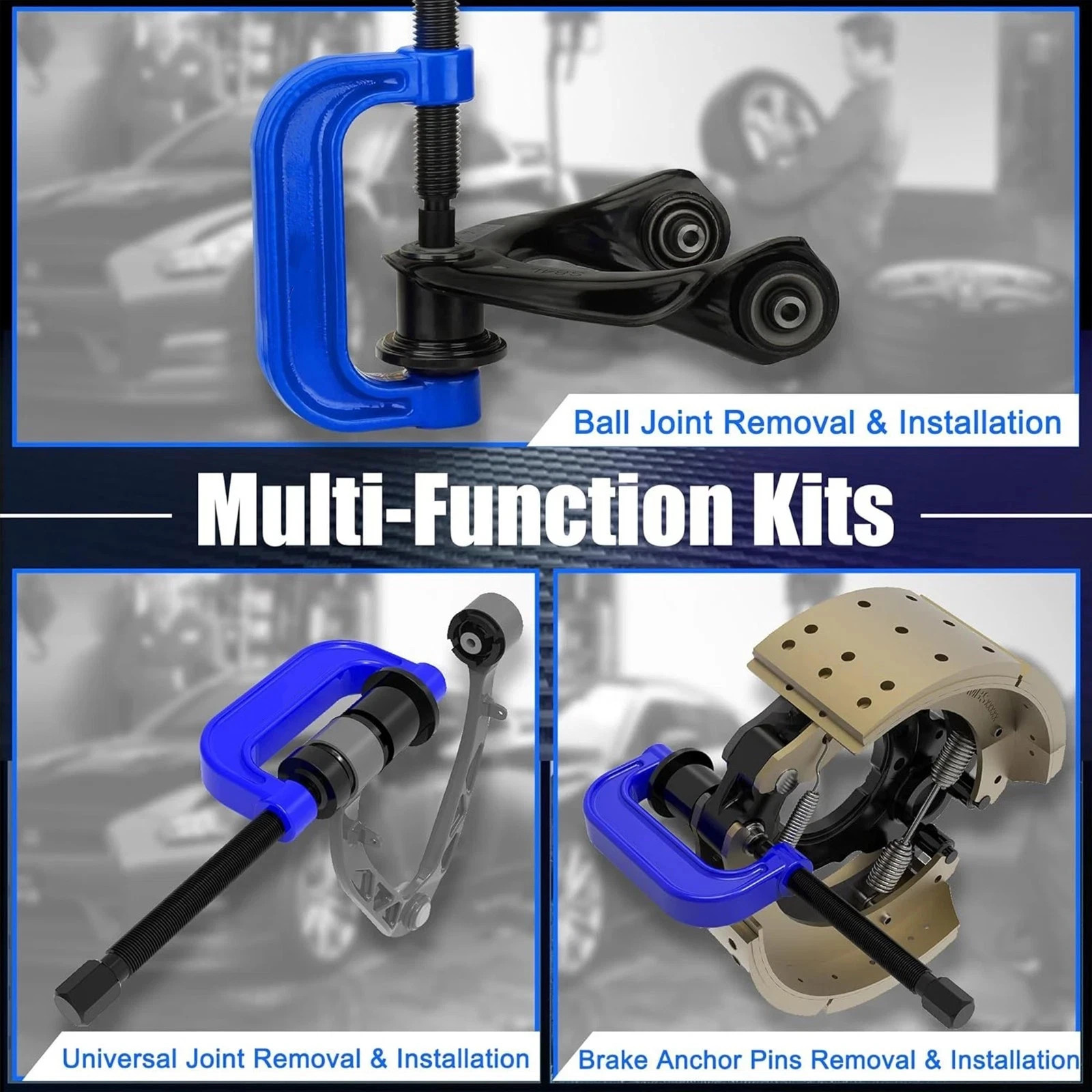 25x Press Ball Joint Installer & Removal Tool Kit,C-Press Ball Joint Master Set