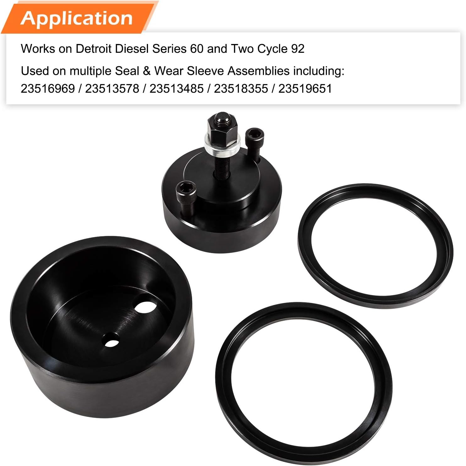 For Detroit Diesel Series 60 12.7L 14L Front Rear Crank Seal Installer J-35686-B