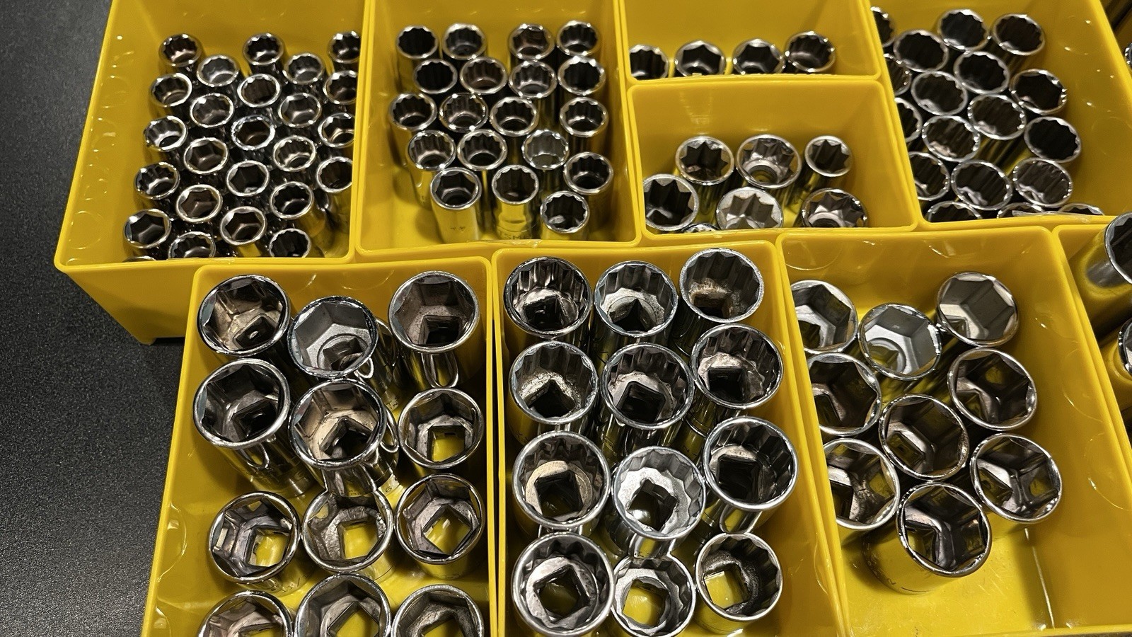Craftsman Made in USA 296 Socket Lot – 3/8 Drive Metric SAE Cleaned Resale Ready