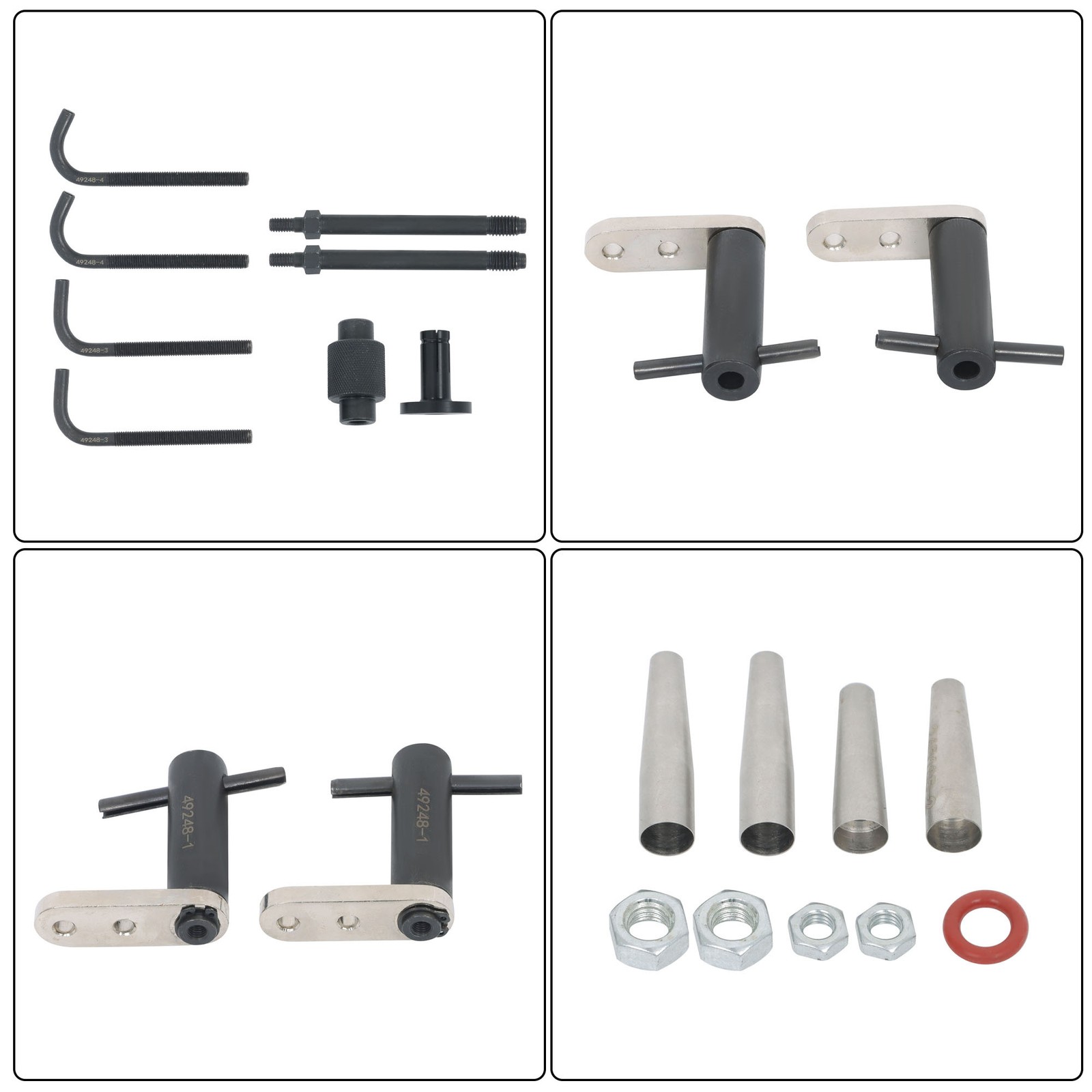 1 Set 6706 Fuel Injector Rail Assembly Remover & GM245 Fuel Injector Seals Tools