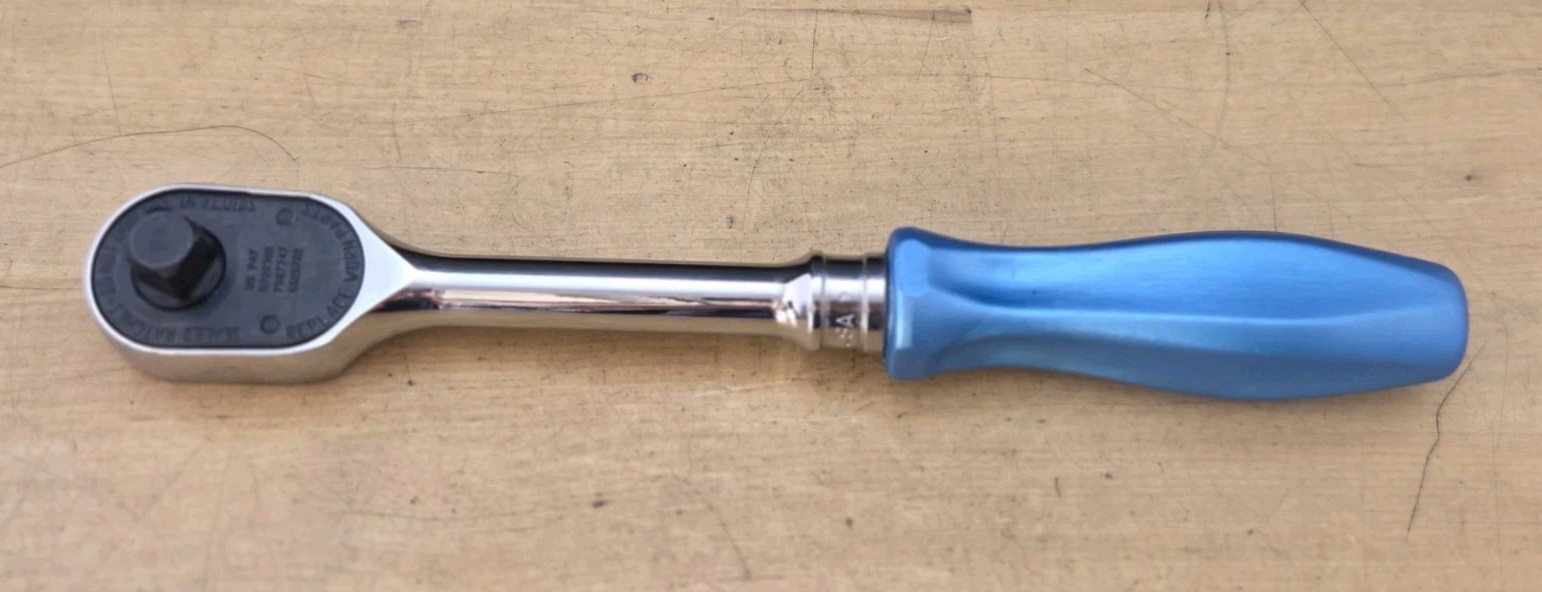 New Rare Snap On SHD80A – 1/2″ Drive Teal Hard Handle Ratchet