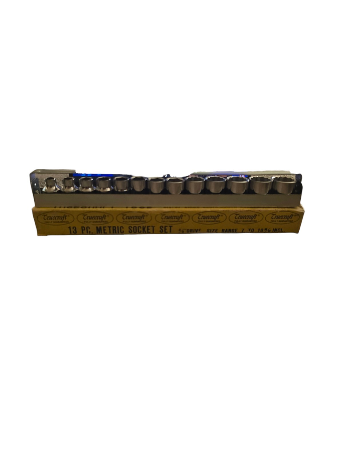 Truecraft 13 Pc. 3/8 inch Drive Metric Standard Socket Set GM300 New Never Used