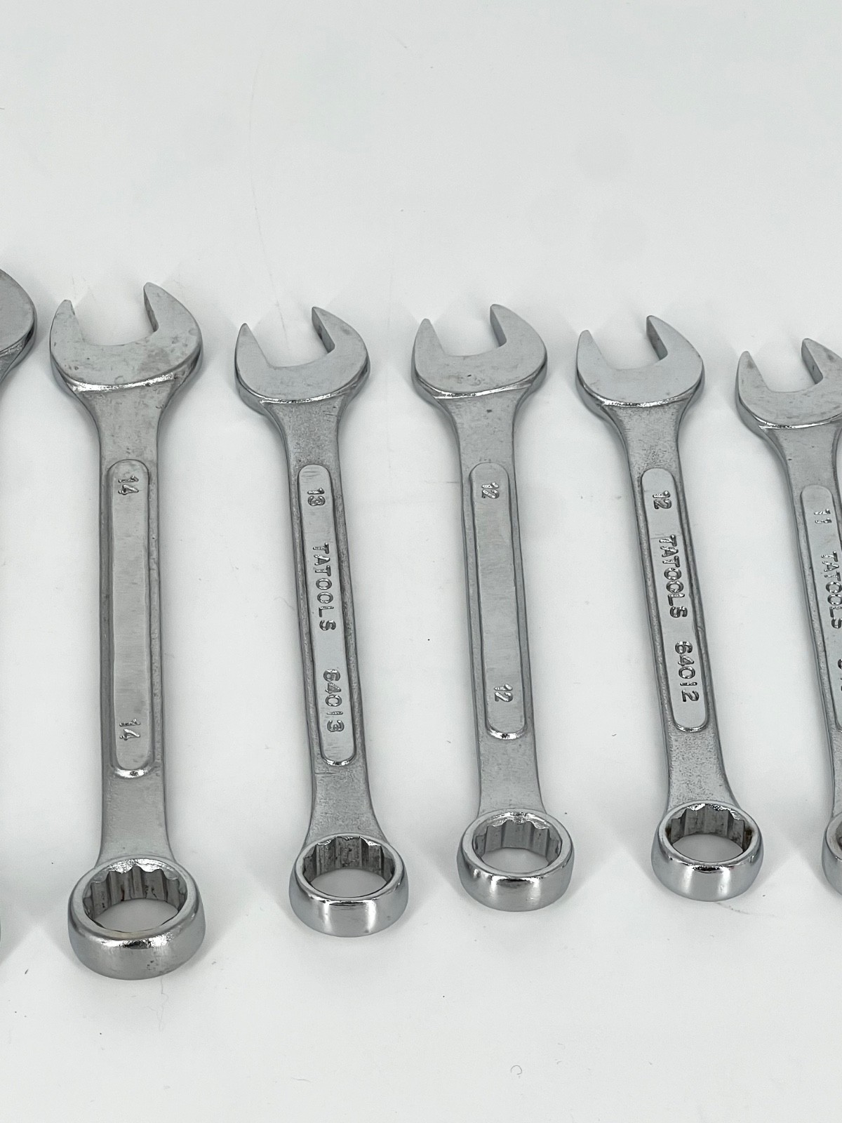 Lot of 13 vintage Mechanic Wrench set 7mm – 17mm TATOOLS Thorsen Great Neck