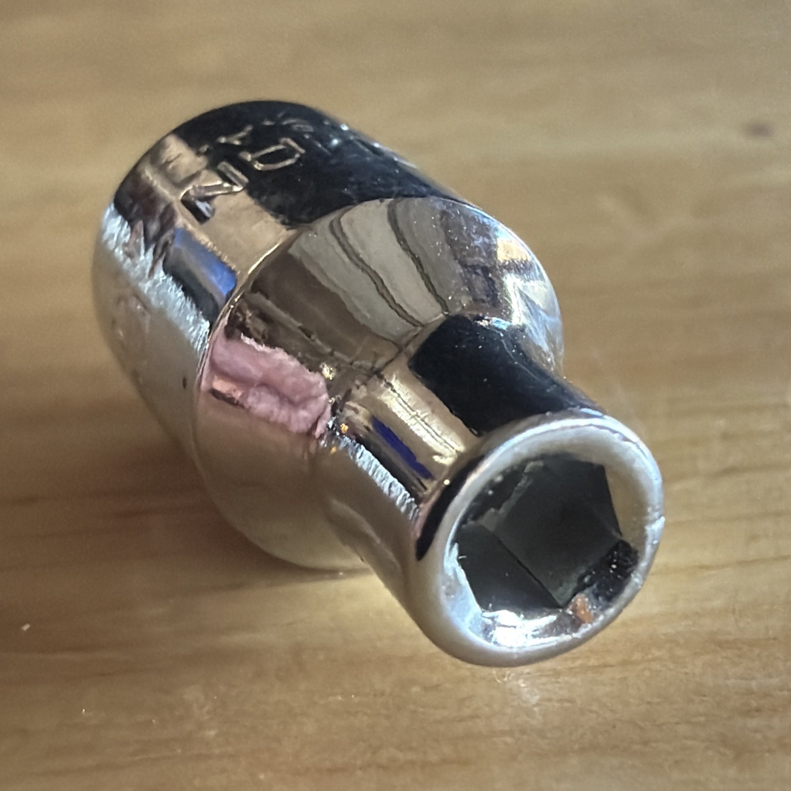 Craftsman 4mm Shallow Socket 1/4″ Drive 6 Point EE Series 43505 USA