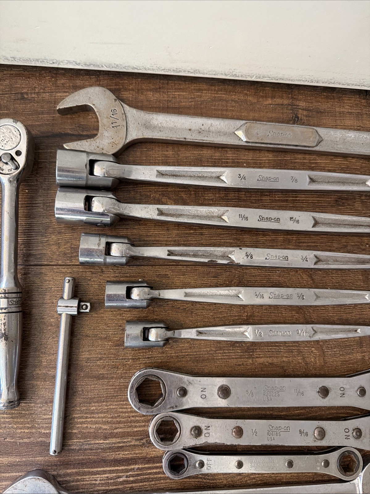 Large Snap On Mac Craftsman Tool Lot, Wrench’s screwdrivers Ratchet Flex Head