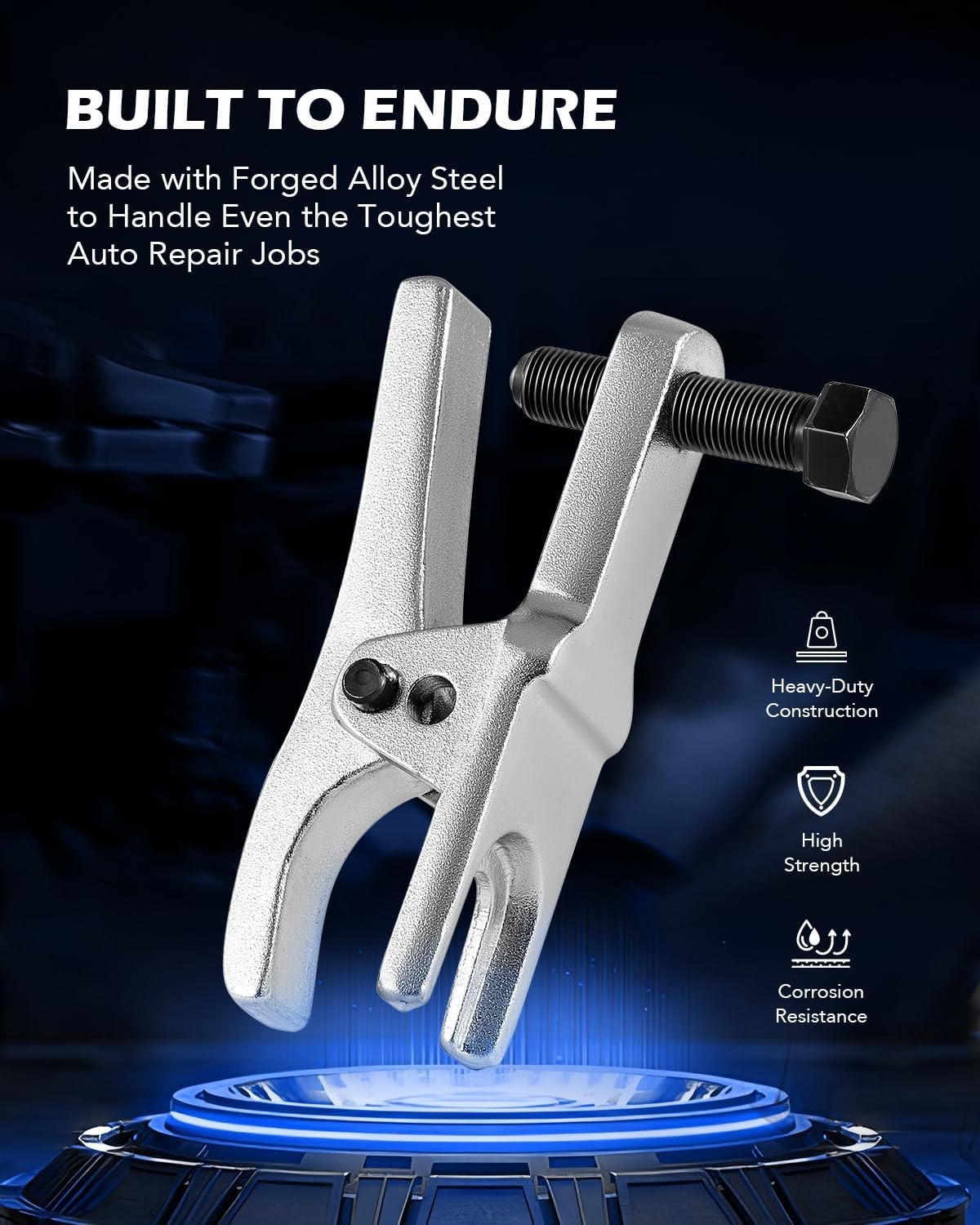Professional-Grade Pitman Arm Puller and Tie Rod Tool Set for All Vehicles