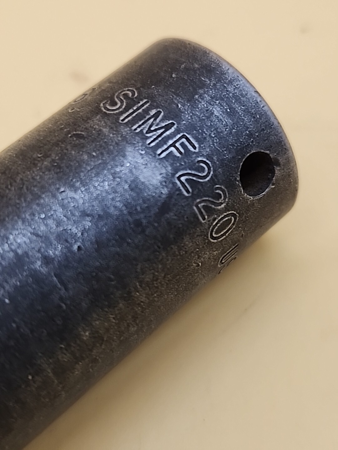 Snap On Tools Vintage 11/16″ Deep Impact Socket 3/8″ Drive 6 Pt SIMF220 USA