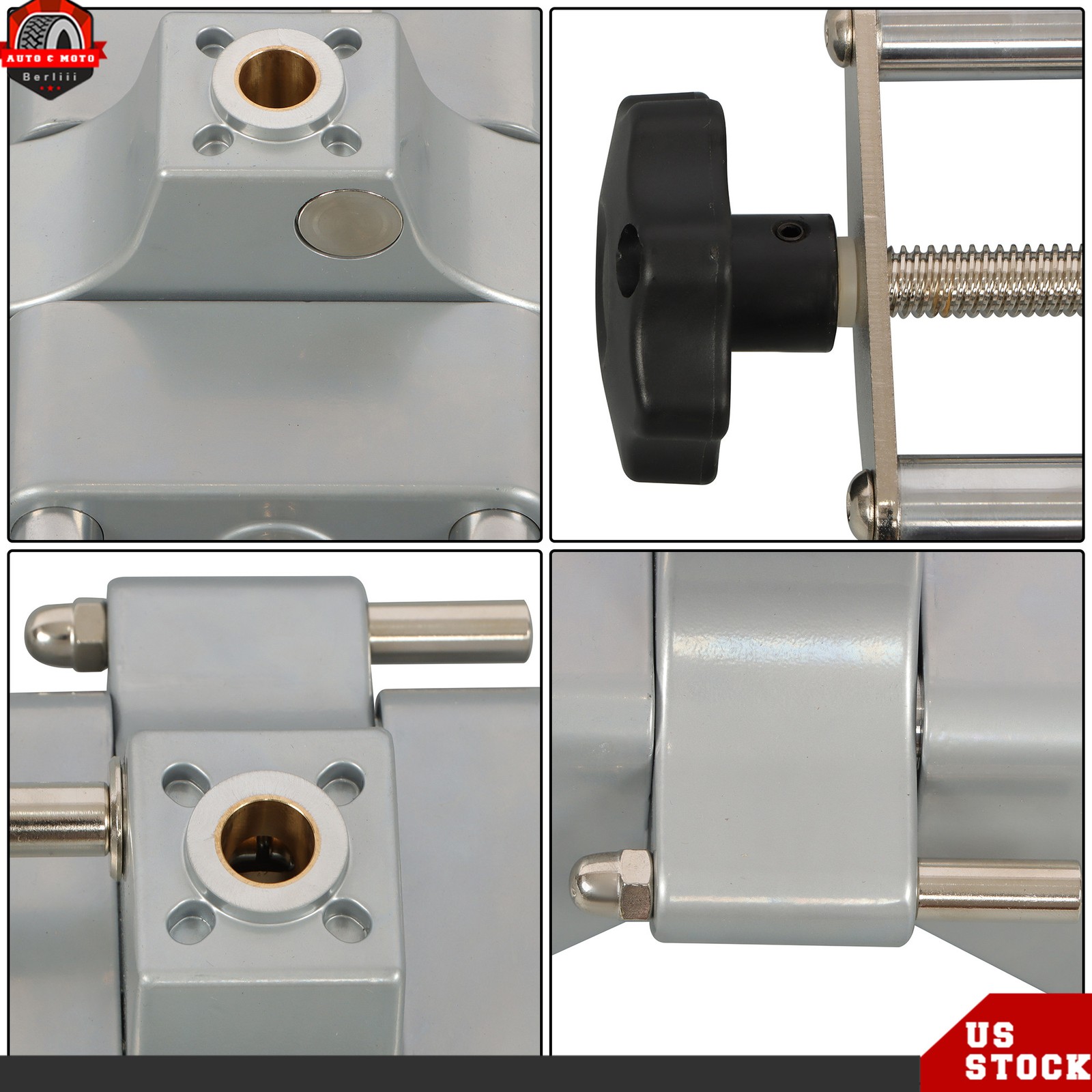 3D DSP Wheel Alignment Clamp with Tire Tread Grip Extensions & Magnetic Adapter