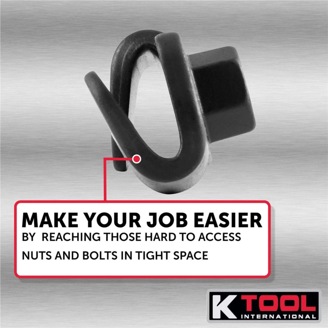 K Tool International 49403 Wrench Extender Adapter 1/2 Drive 21mm Hex