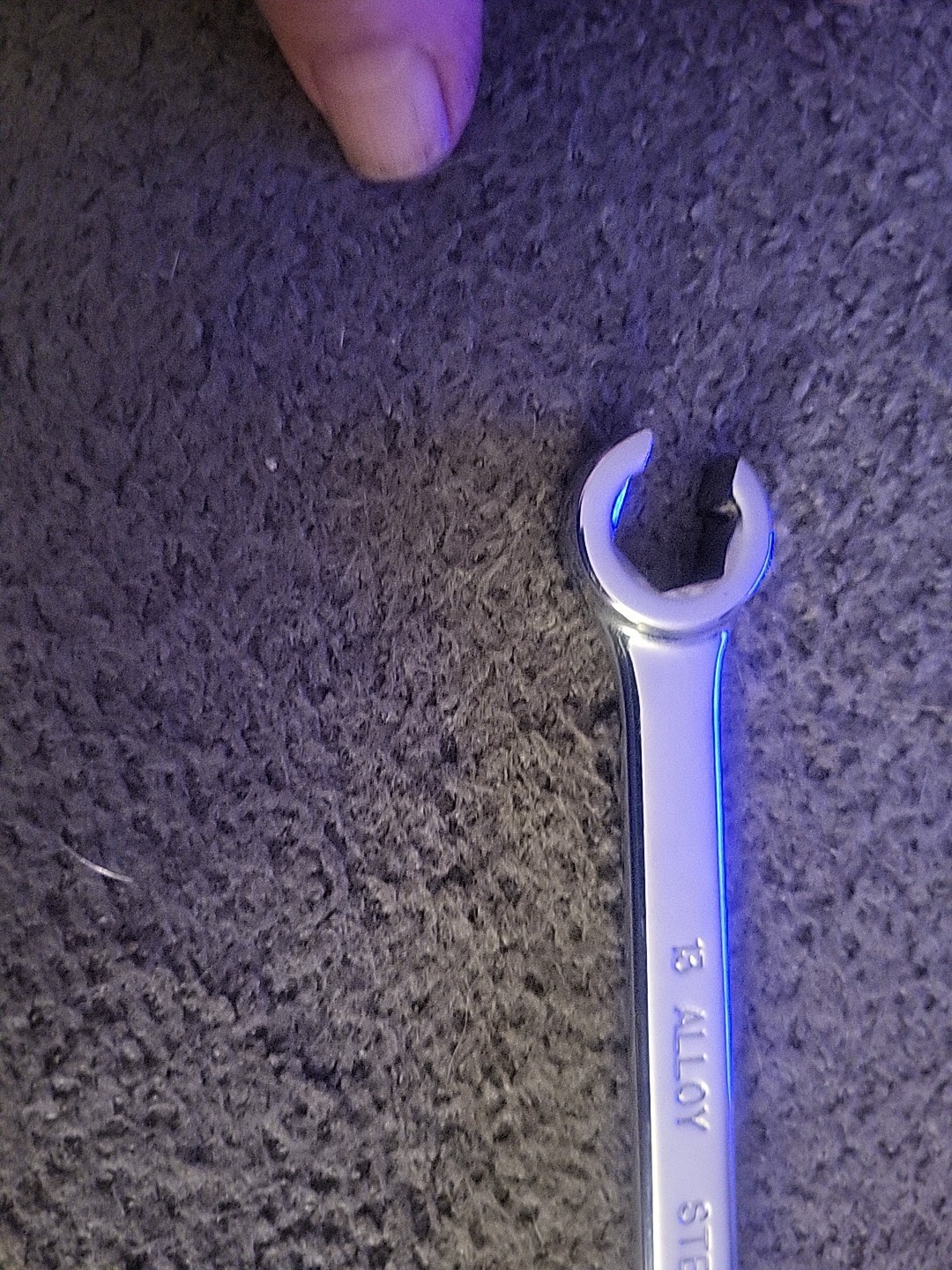 13mmX14mm FLARE NUT WRENCH, POLISHED CHROME FINISH, USA, BLACKHAWK FN-1314MP