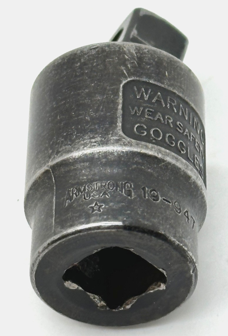🇺🇸 Armstrong Tools IMPACT Universal Joint Extension Swivel Wobble Adapter 3/8″