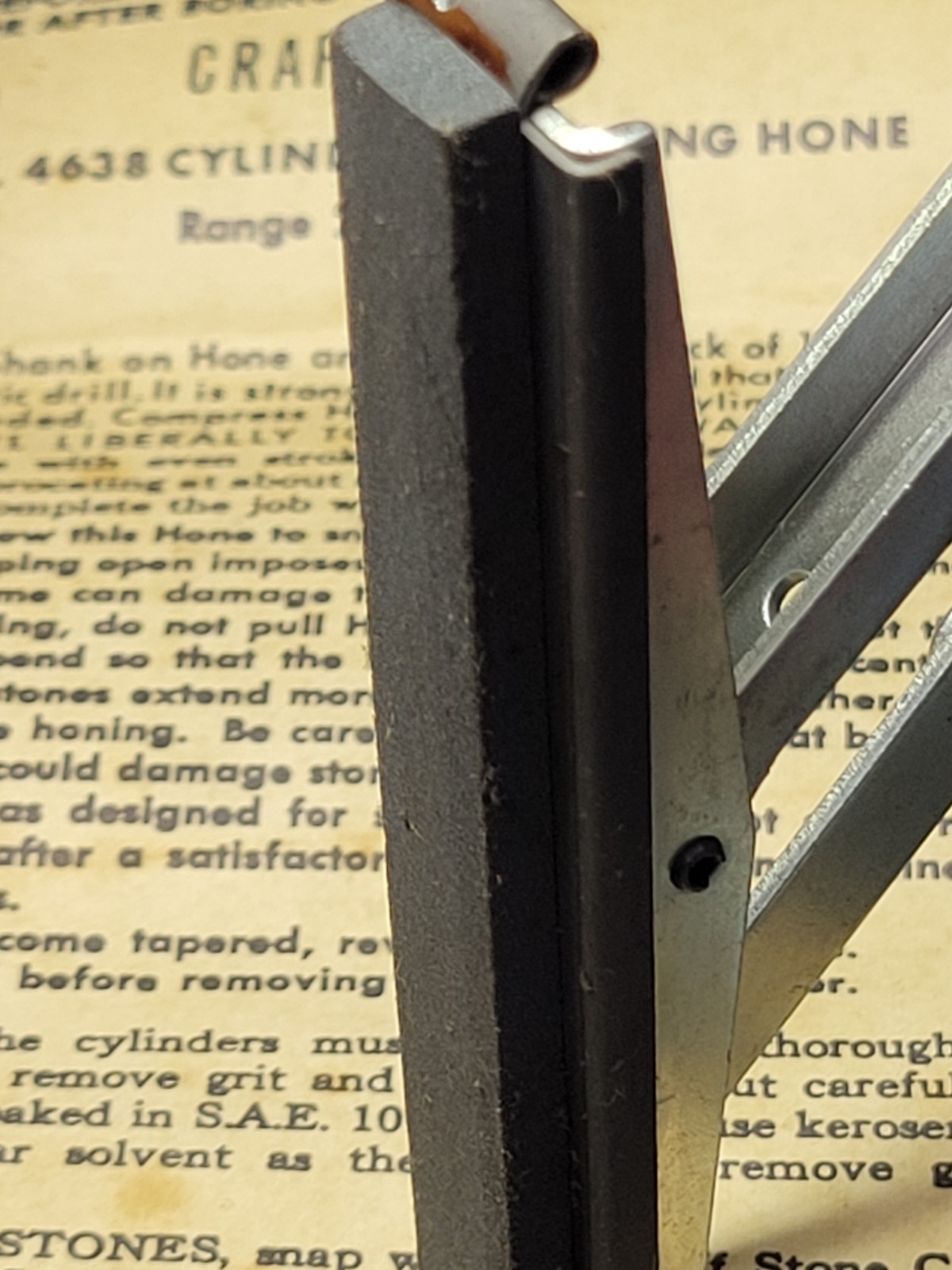 Vintage Craftsman Cylinder Surfacing Hone 9-4638 Made In USA
