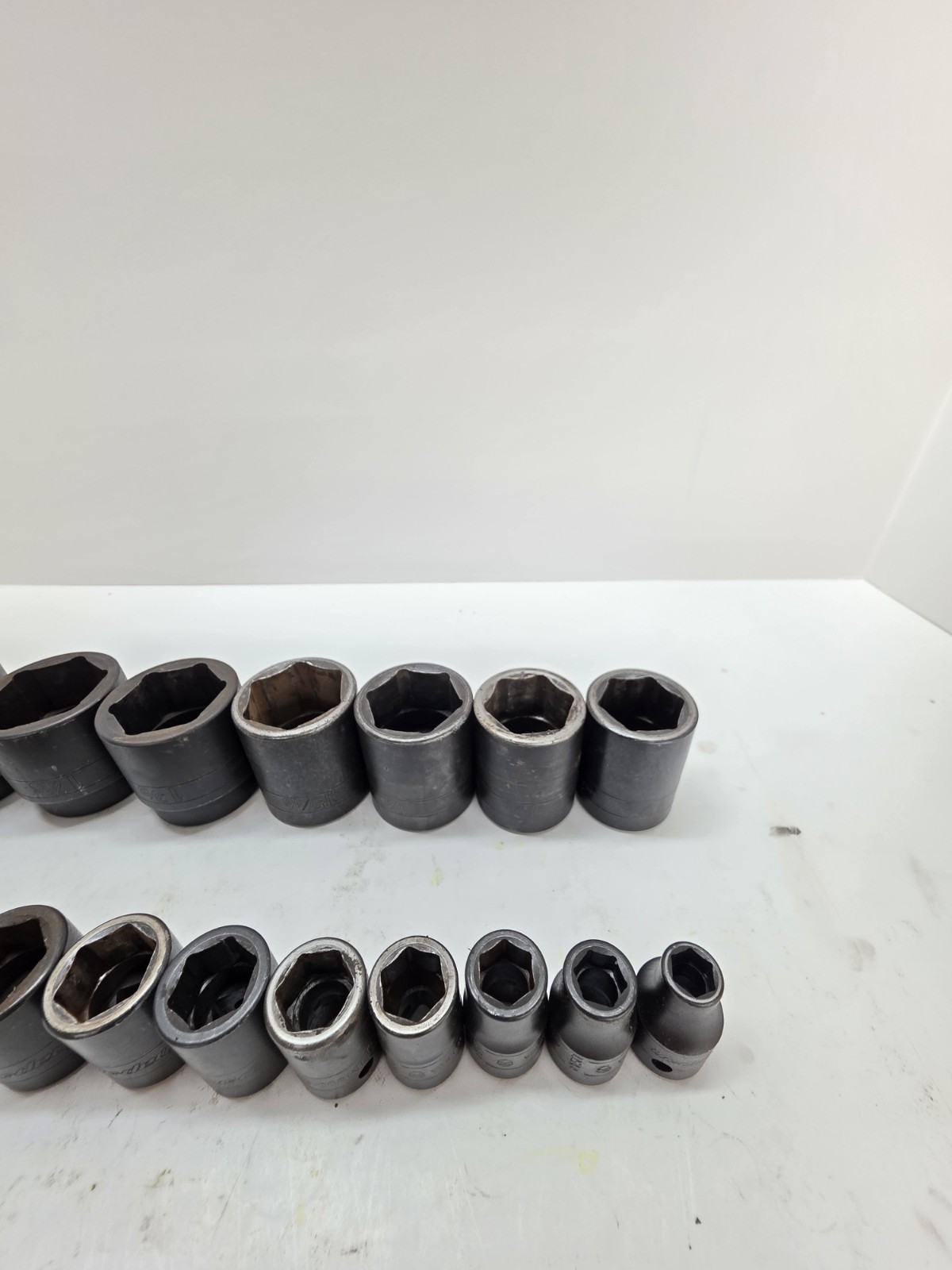 SNAP-ON 1/2″ DRIVE 18PC SAE SHALLOW 6PT IMPACT SOCKET SET 3/8- 1 1/2″ 320IM
