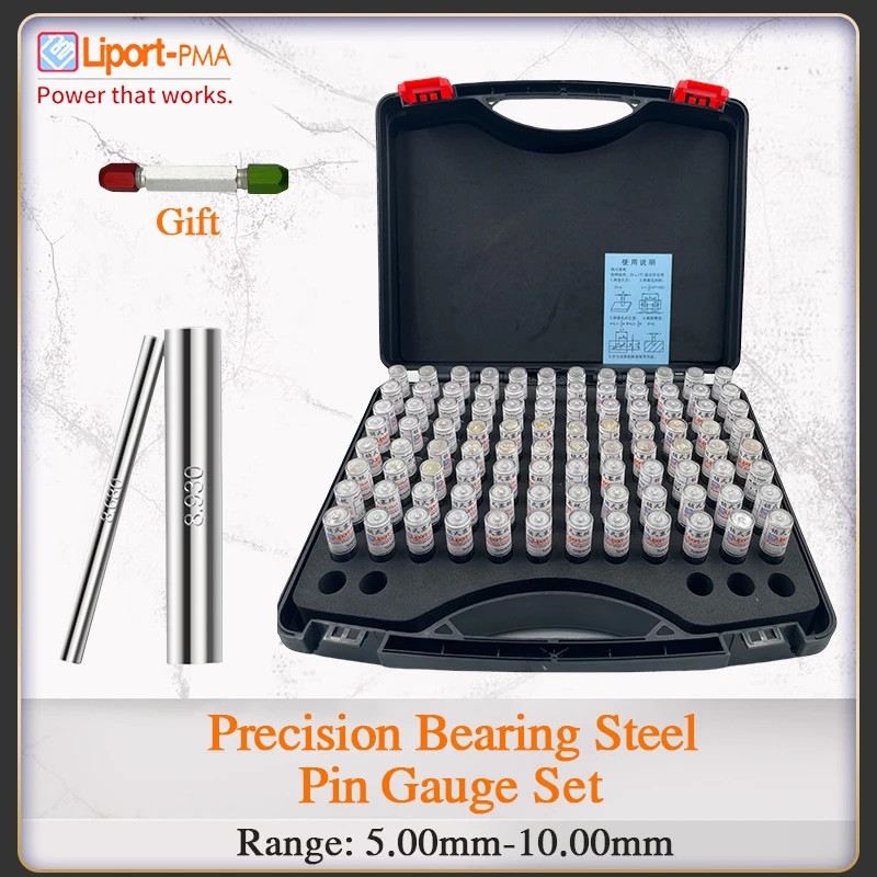 51/99/101pcs Precision Pin Gauge Set Carpentry Inspection Step Tools 0.10-5.0mm