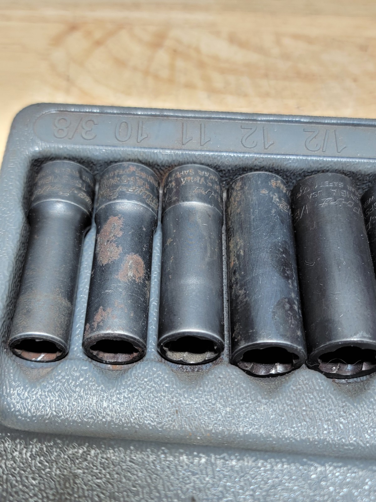 Blue-Point 3/8″ Drive DEEP Metric & SAE TWIST Impact Socket Set 213TSFSYA