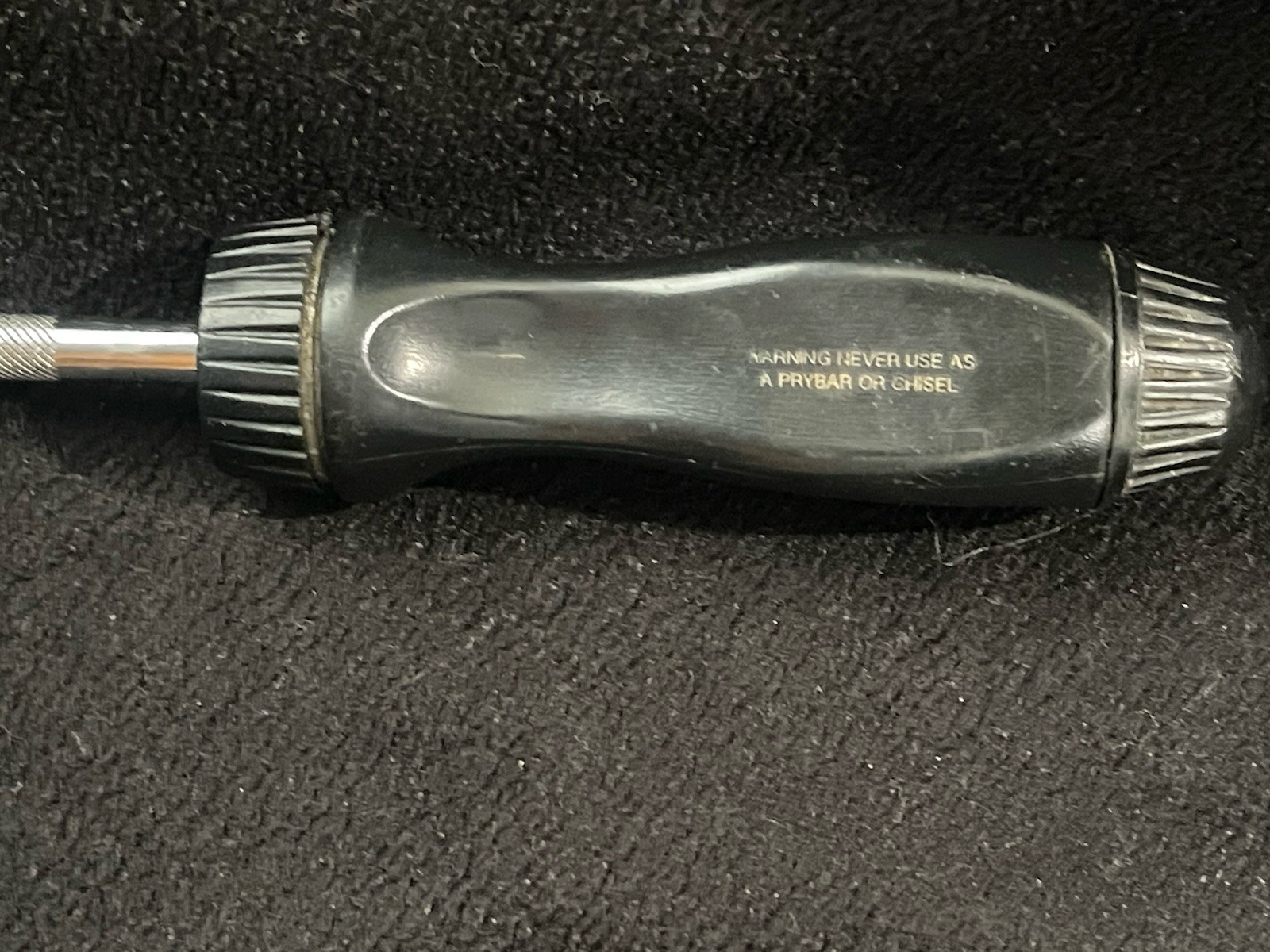 Snap On Tools TMR4 1/4″ Drive Ratcheting Spinner Handle 9” Black Hard Handle USA