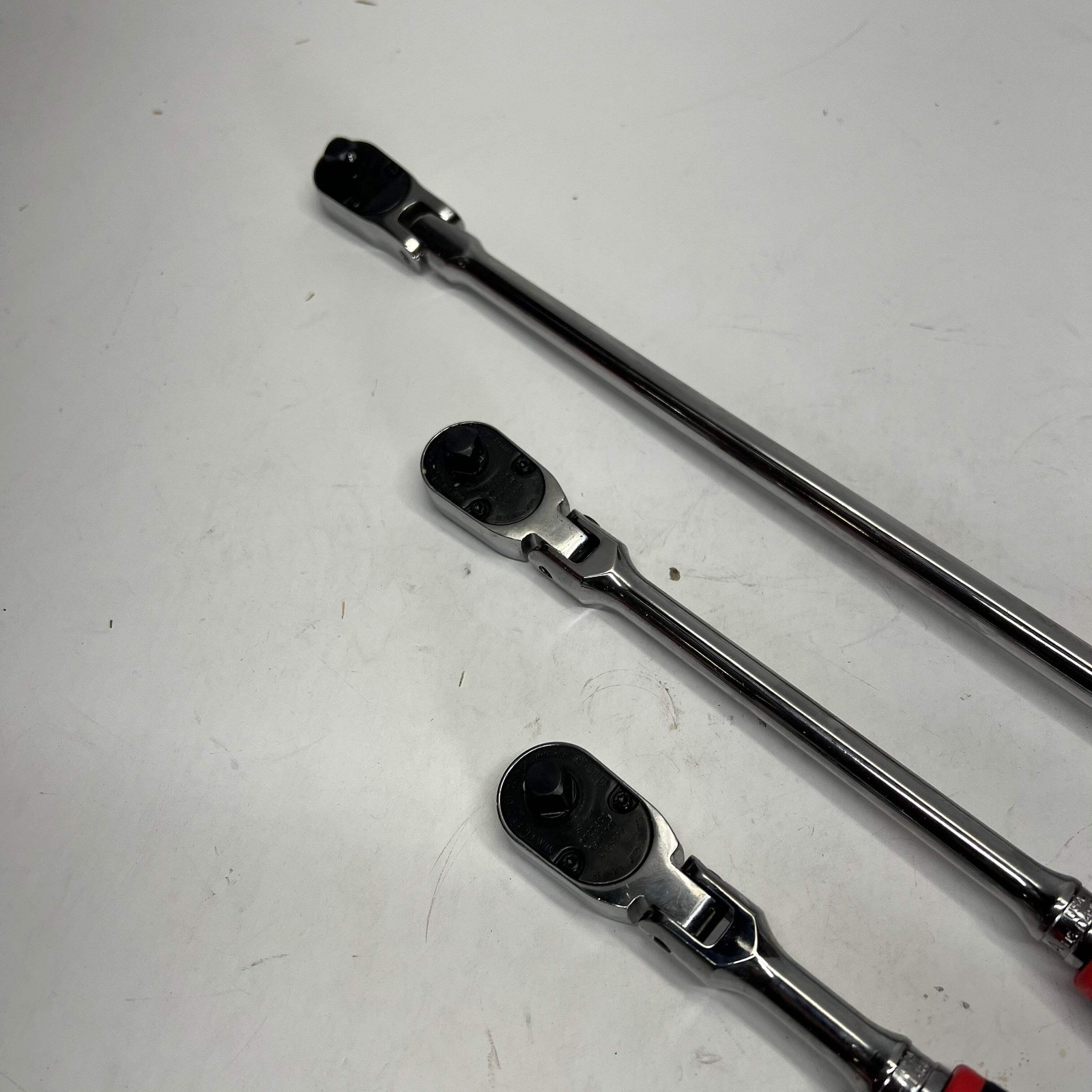 SNAP ON Soft Grip Flex Head Ratchet Set 4 Pc – 3/8″ Drive 204RT04FR (As-Is)