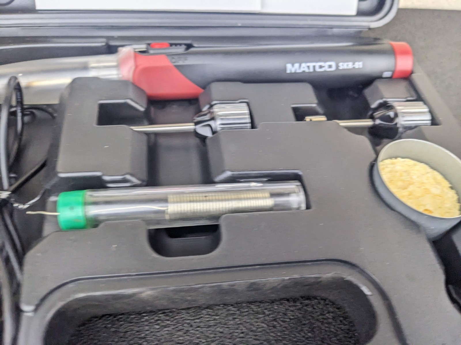 #bn885 Matco Tools SKR-01 Electric Cordless Rechargeable Soldering Iron