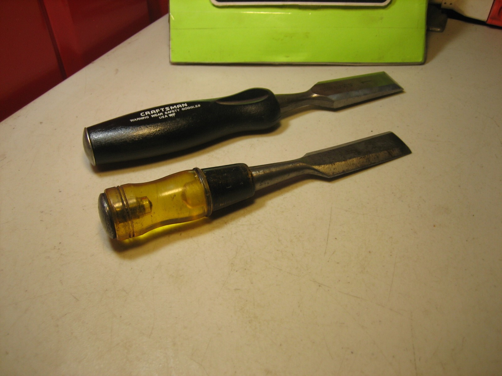 CRAFTSMAN 1″ STRIKING Wood Chisel PLUS EXTRA BOTH USA