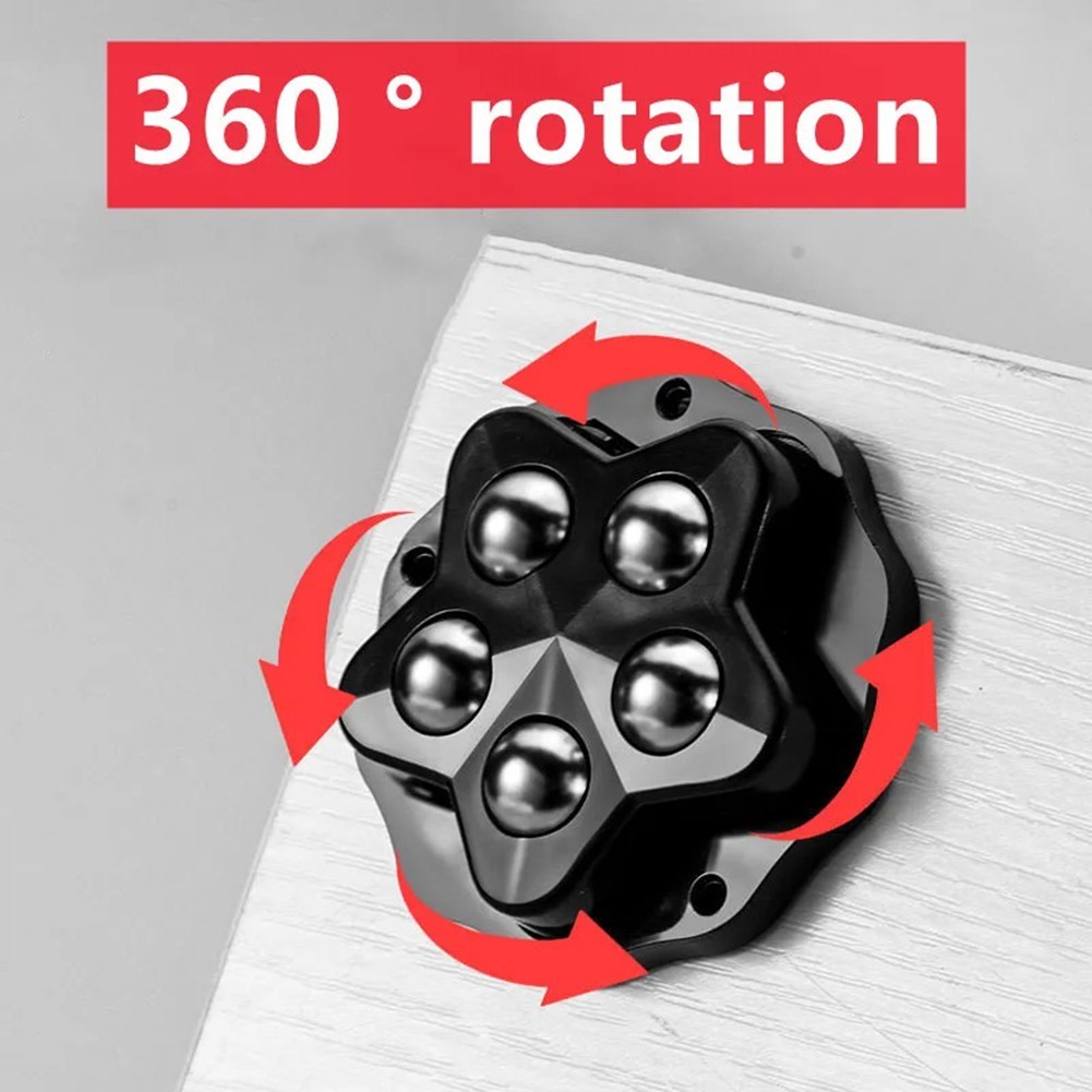 12 Pcs Heavy Duty Furniture Casters with Groove Texture for Steady Movement