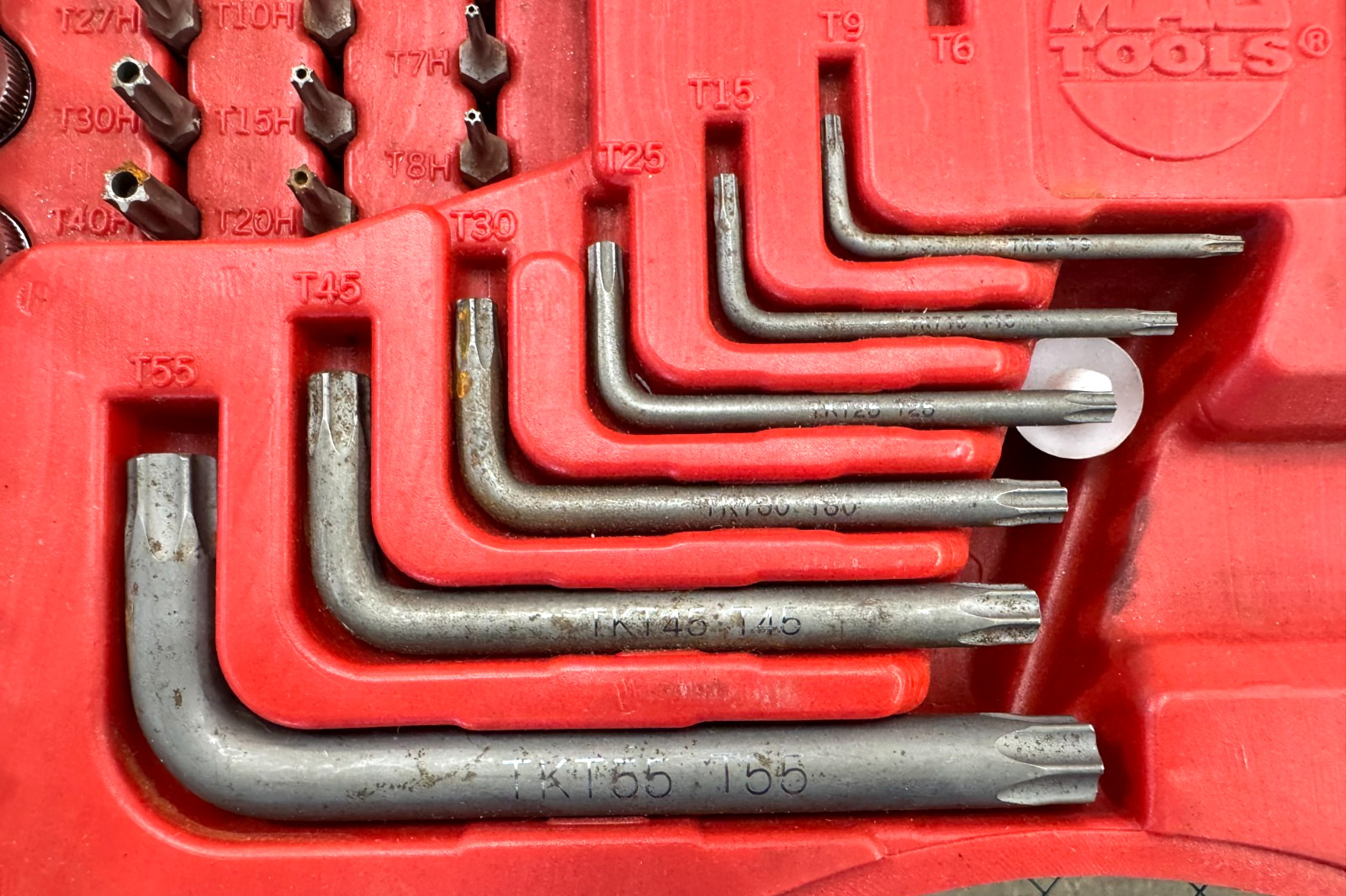 Mac Tools 62pc Torx Star Socket Driver And Wrench Set Model #SMXT62B