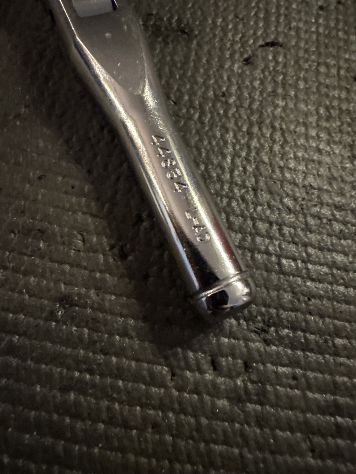 Sears Craftsman Nos 3/8” Drive Stubby Flex Head Ratchet 44834 Full Polish Import